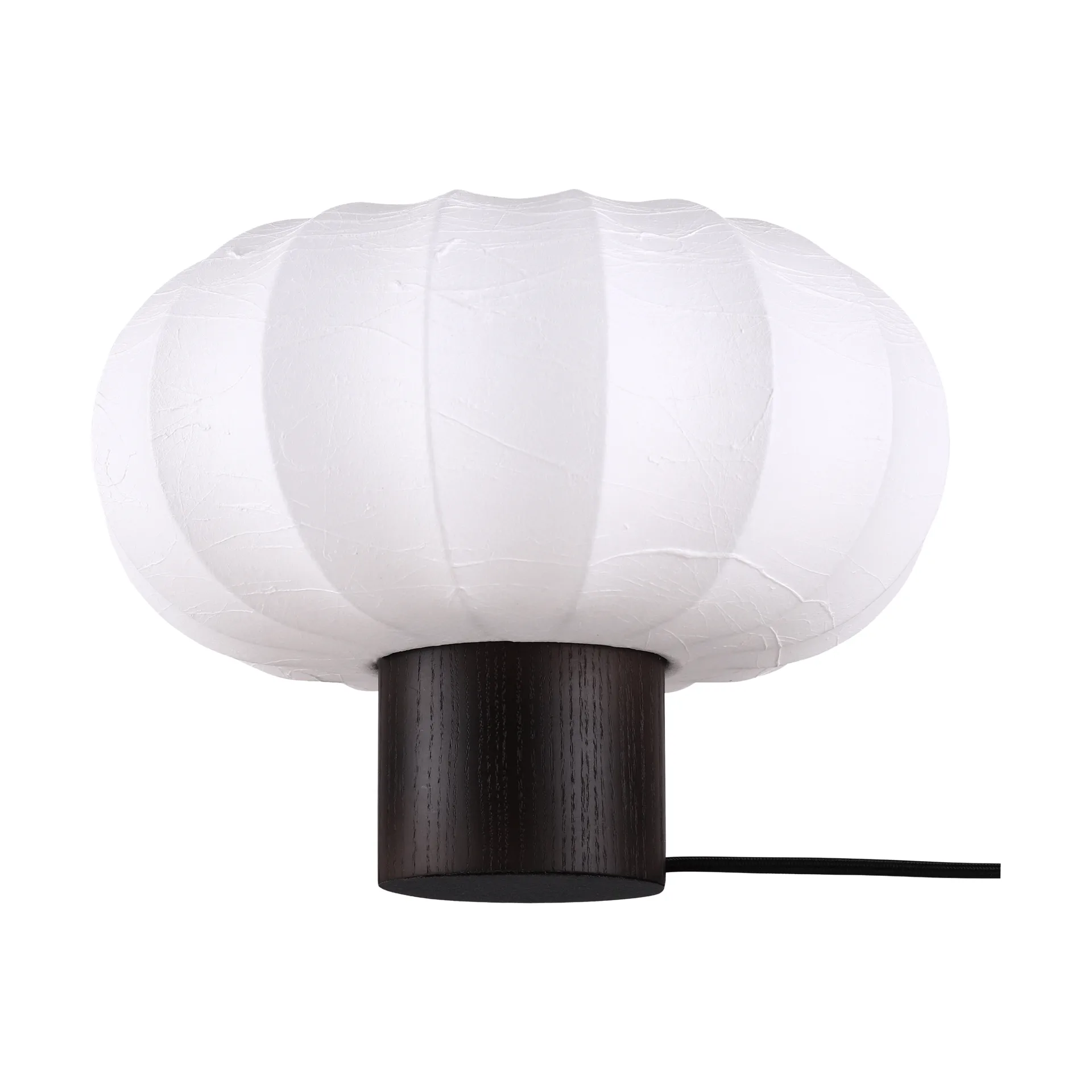 Lunari Tischlampe, White-Dunkle Esche, Ø32x24 cm Watt & Veke