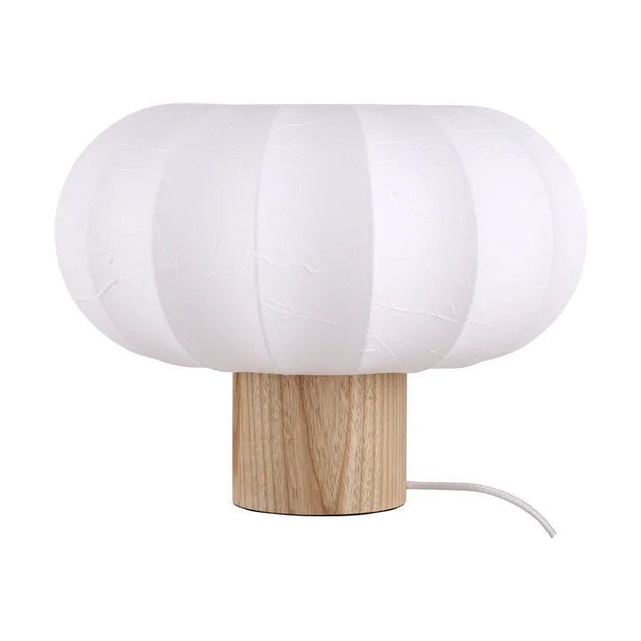 Lunari Tischlampe - White-Natur-Esche, Ø32x24 cm - Watt & Veke