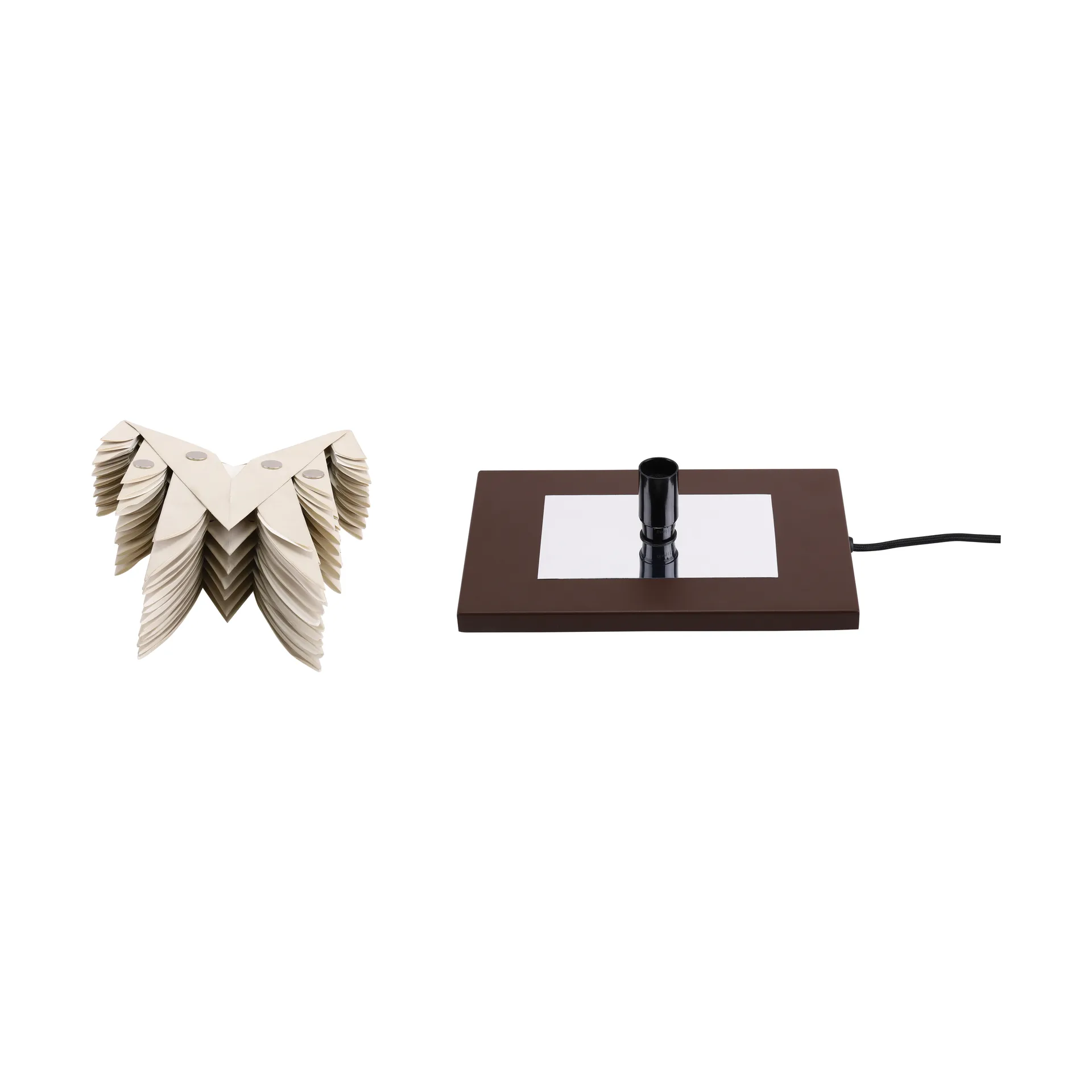 Mezza Maja Tischstern, Greige-coffee Watt & Veke