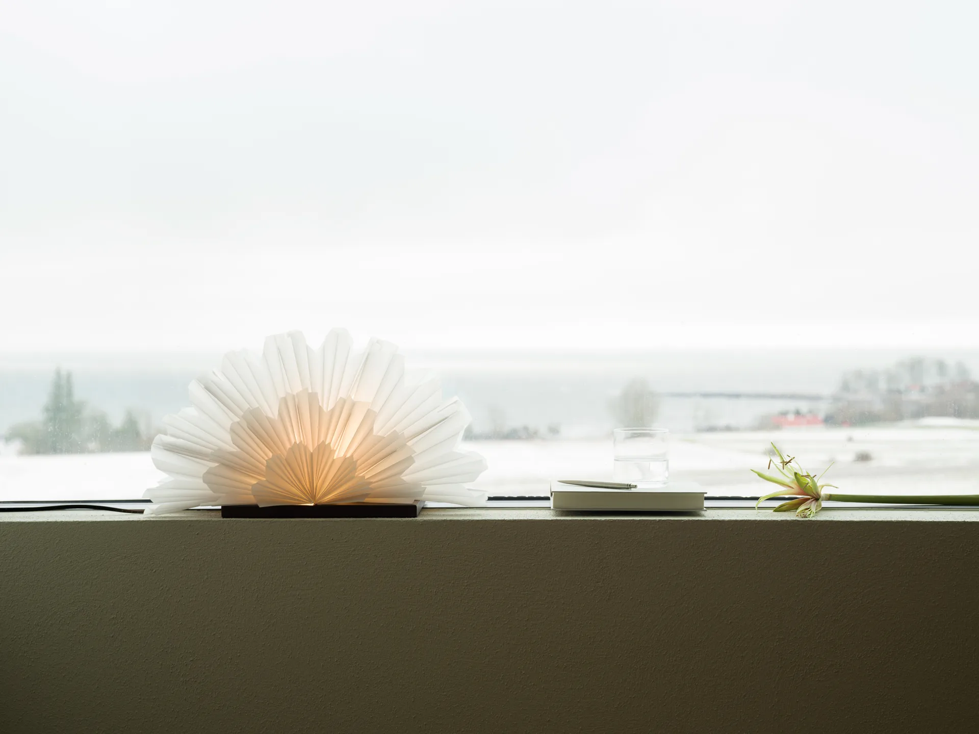 Mezza Snöblomma Tischstern, White-coffee Watt & Veke
