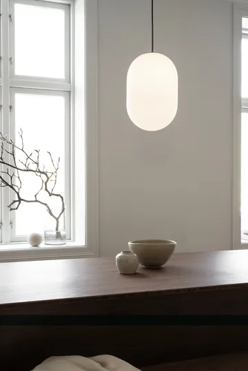 Noor Pendelleuchte L Ø24 cm - White - Watt & Veke
