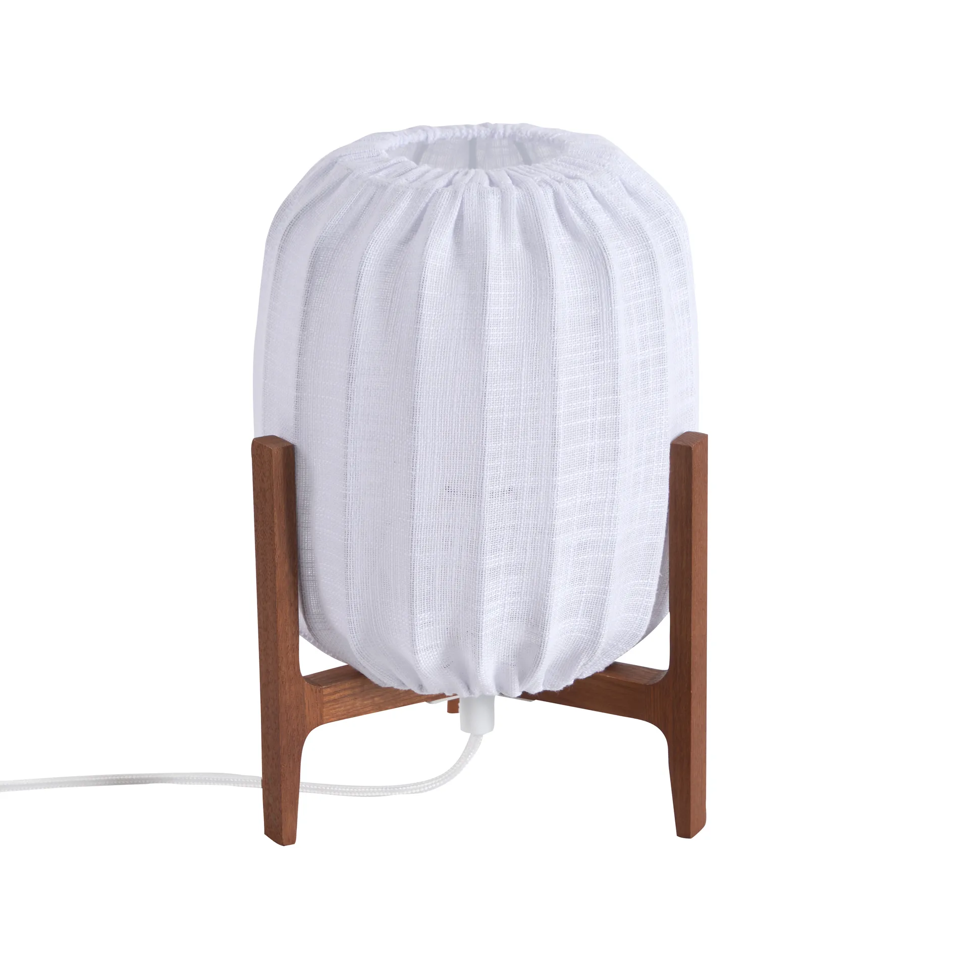 Prisma Tischleuchte, Dark ash-White, Mini Ø16x24,3 cm Watt & Veke