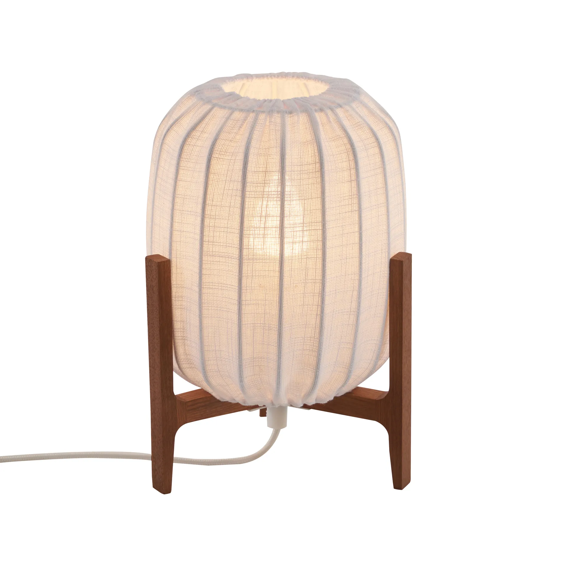 Prisma Tischleuchte, Dark ash-White, Mini Ø16x24,3 cm Watt & Veke