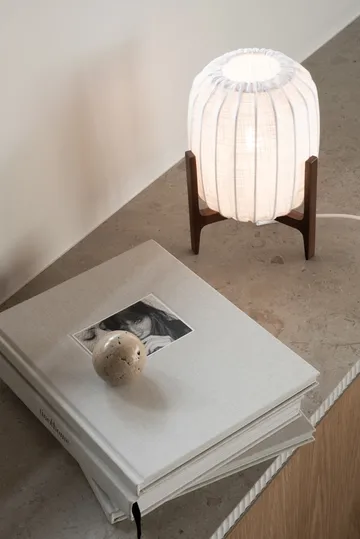 Prisma Tischleuchte - Dark ash-White, Mini Ø16x24,3 cm - Watt & Veke