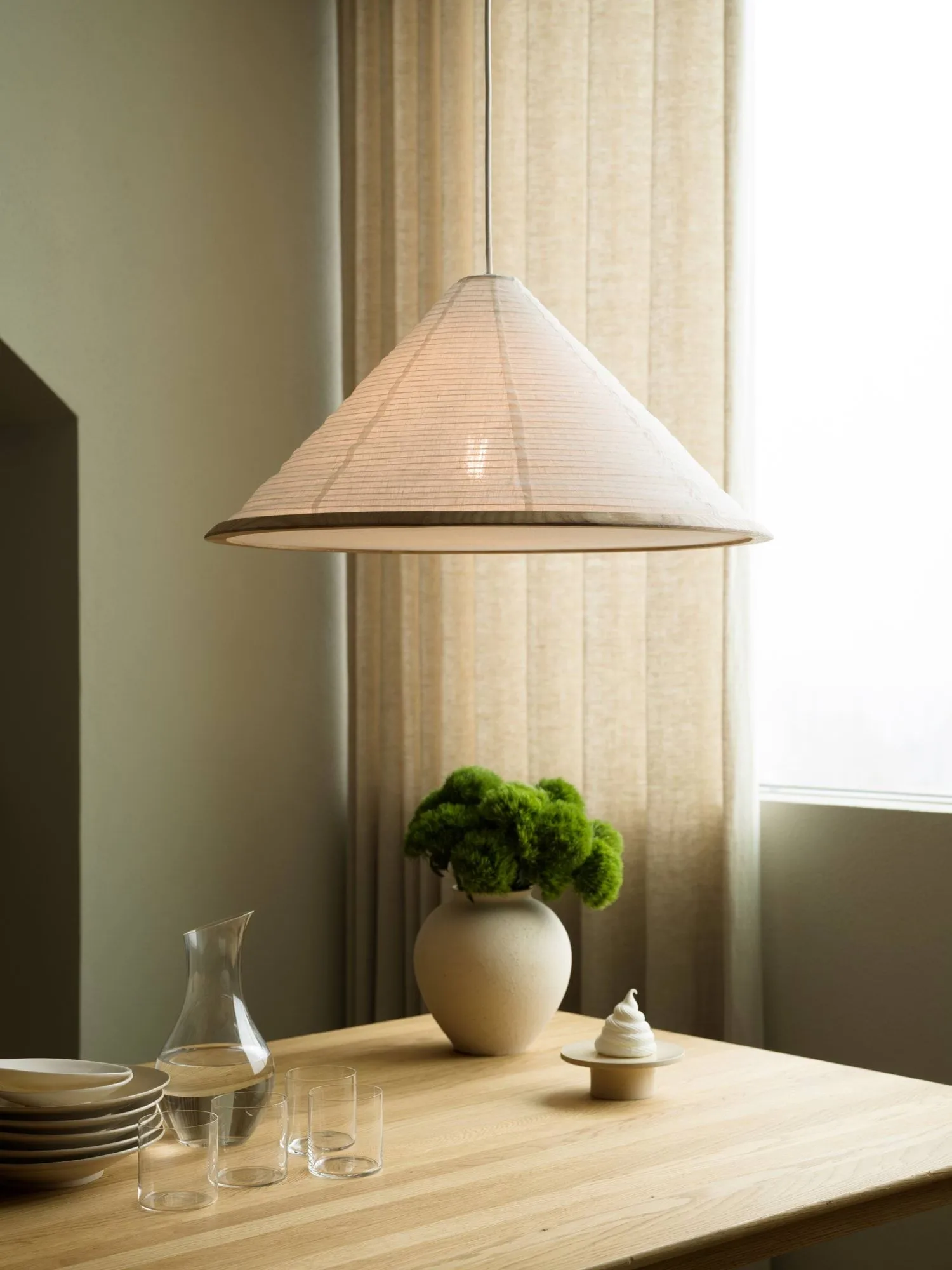 Shiro Pendelleuchte, Weiß, Ø60x29 cm Watt & Veke