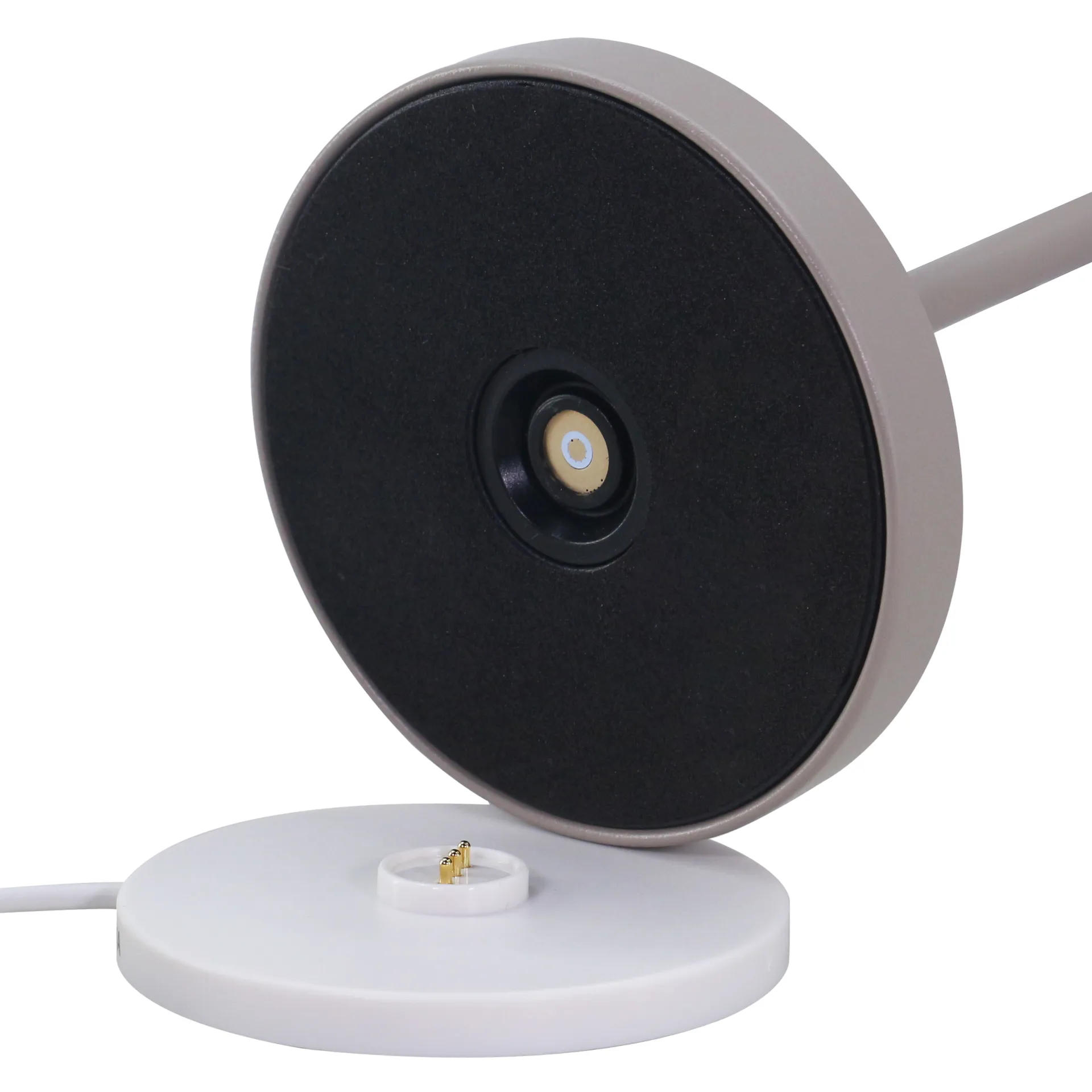 Teya Tischleuchte portable, Warm grey, Ø15×26 cm Watt & Veke