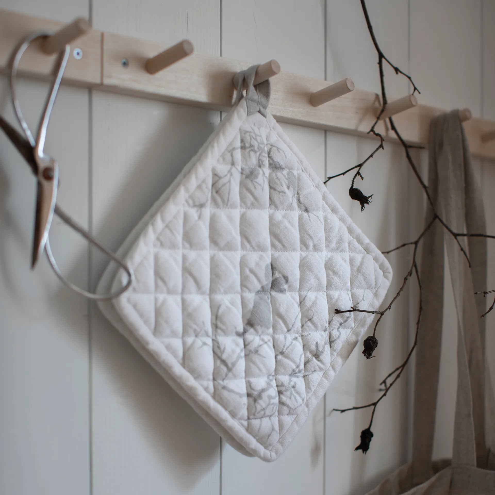 Alv Topflappen 2er Pack, Weiß Wik & Walsøe