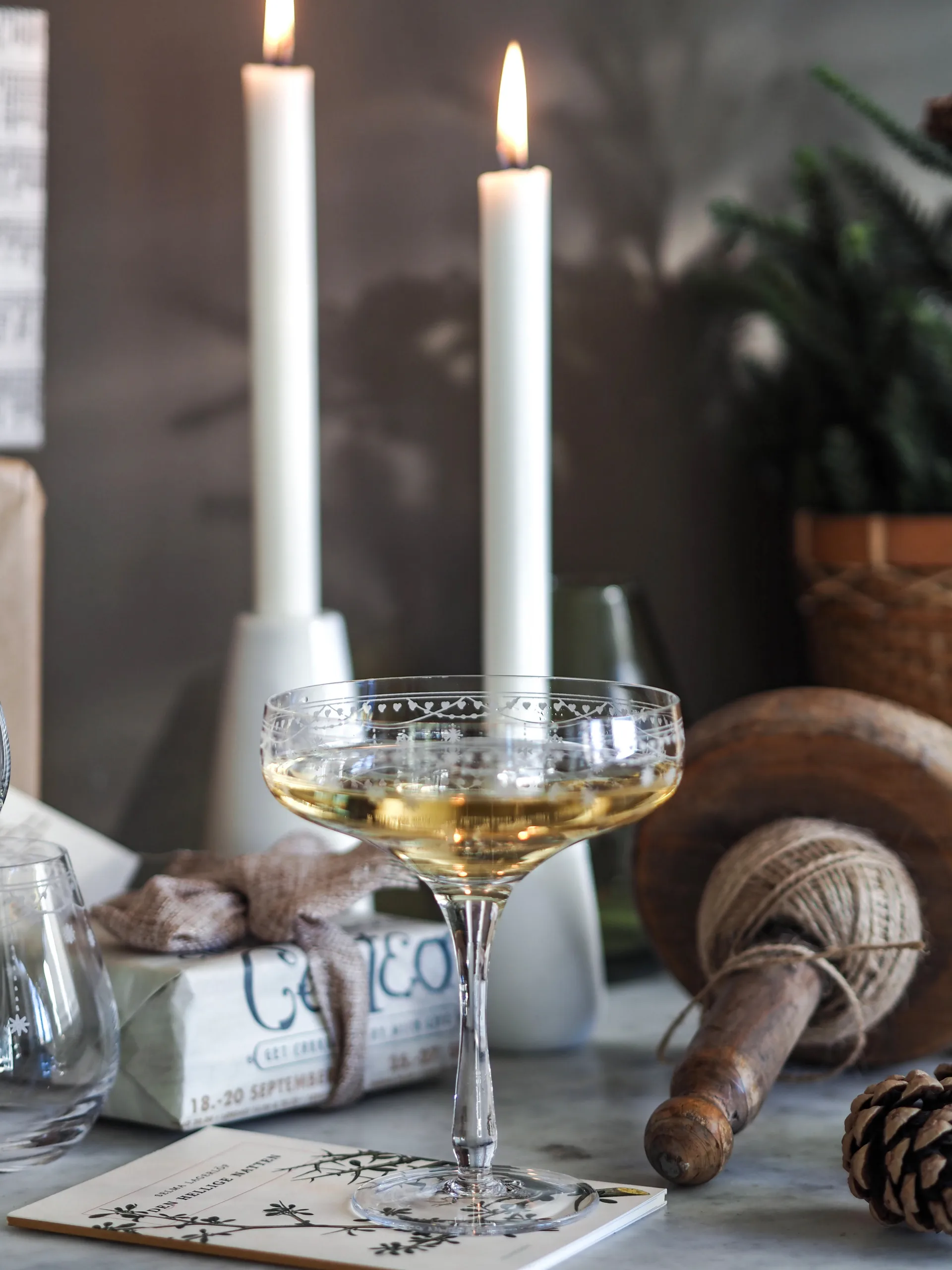 Julemorgen Champagnerglas, 20cl Wik & Walsøe