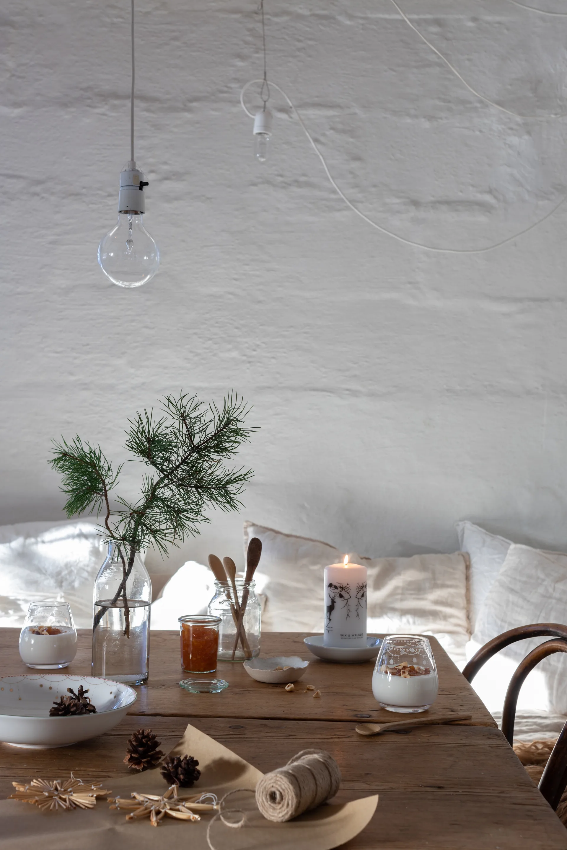 Julemorgen Servierschale niedrig , Ø22cm Wik & Walsøe