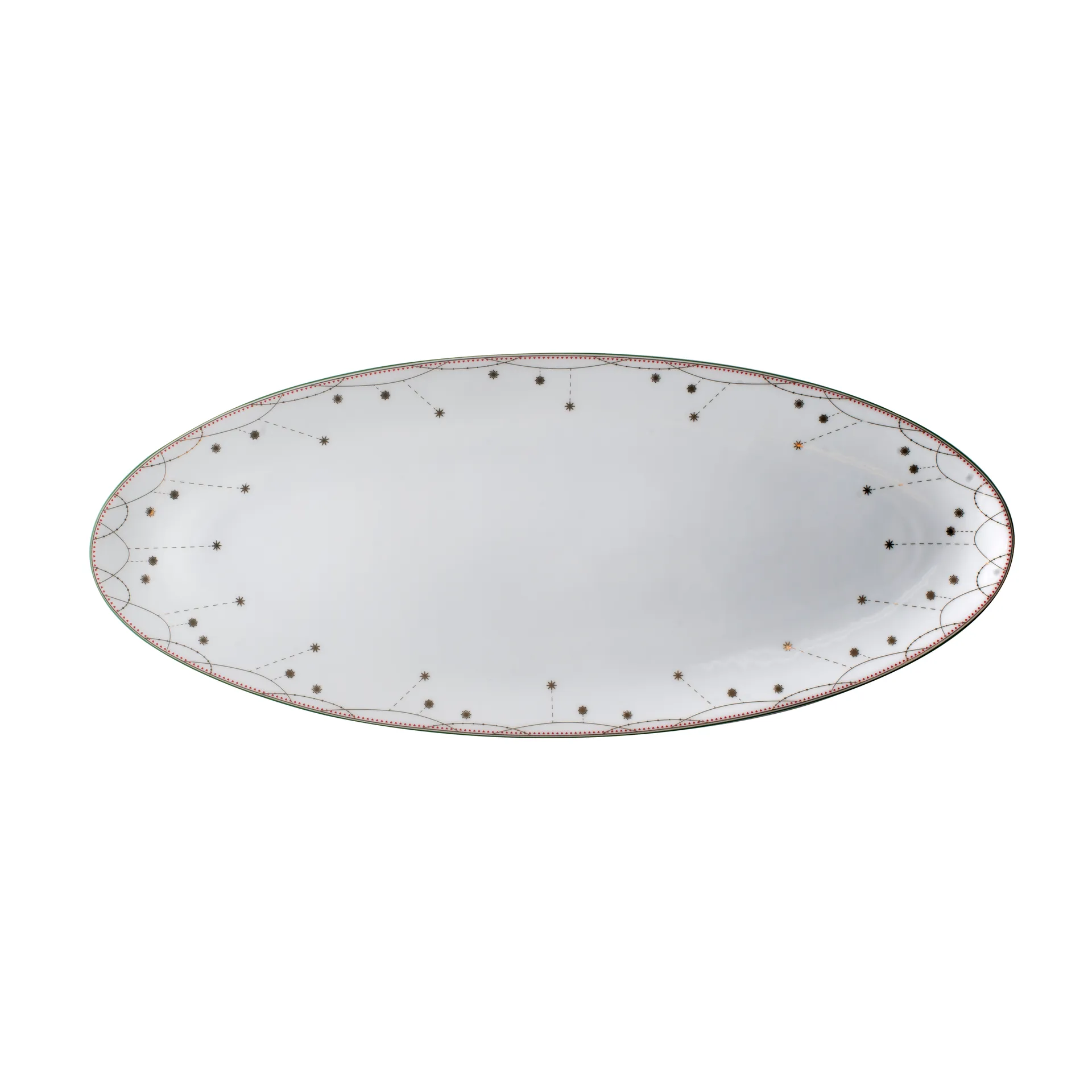 Julemorgen Servierteller oval, 41cm Wik & Walsøe