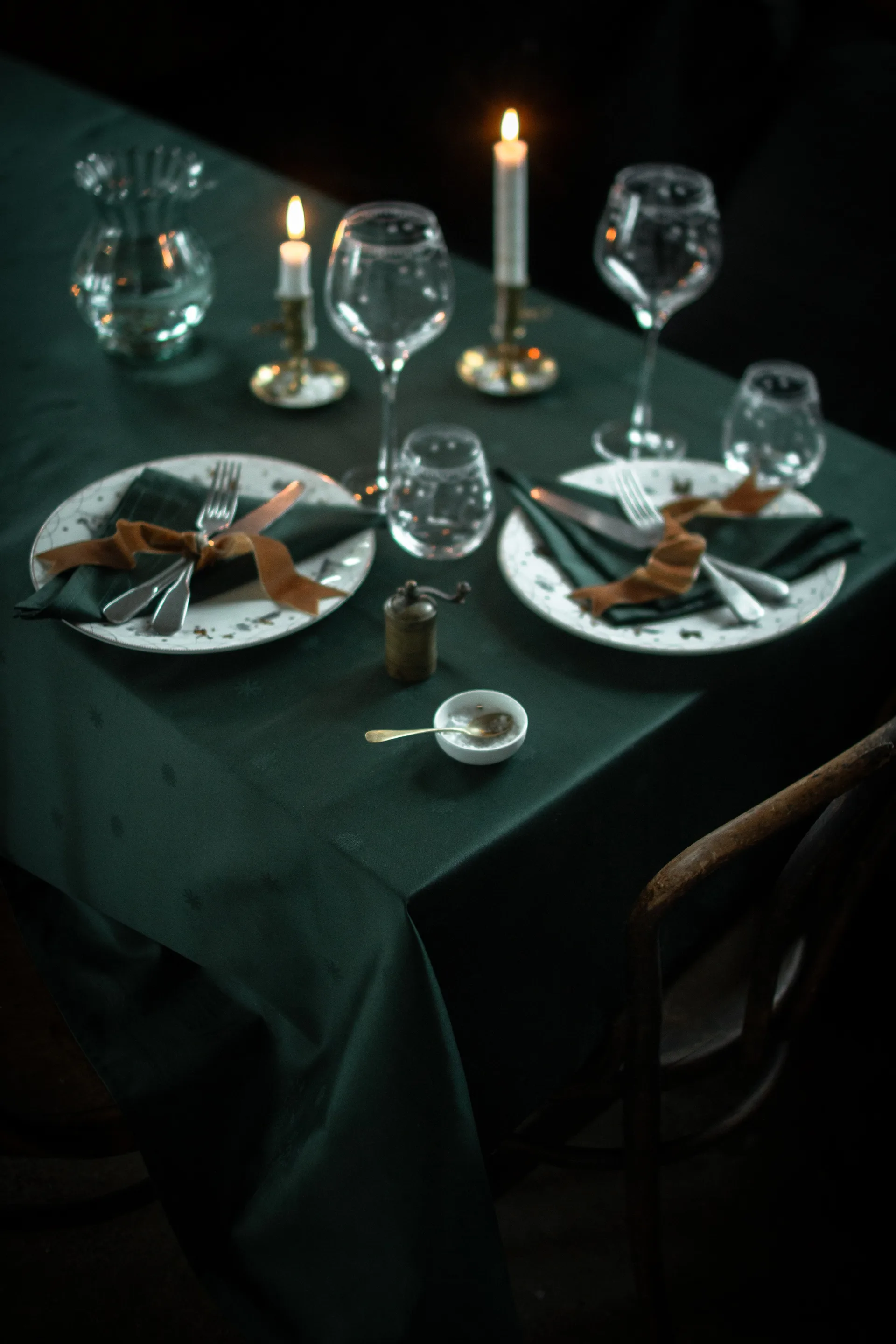 Julemorgen Stoffserviette 45x45 cm 2er-Pack, Grün Wik & Walsøe