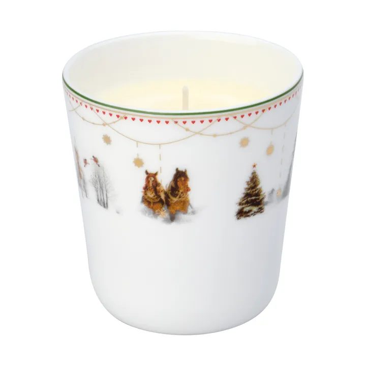 Julemorgen Story Duftkerze - Zimt & Orange 170 g - Wik & Walsøe
