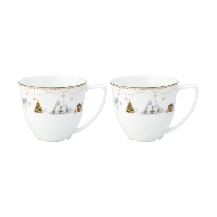 Julemorgen Story Glühweinbecher - 12 cl, 2 pack - Wik & Walsøe