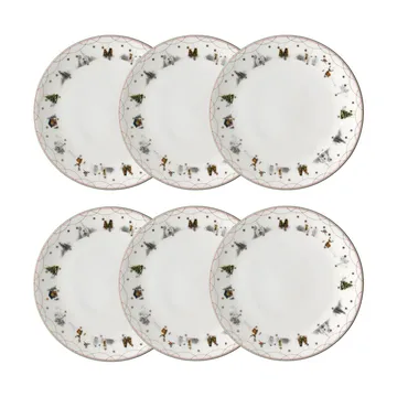 Julemorgen Teller Ø28 cm 6er-Pack - Wik & Walsøe
