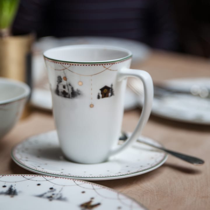 Julemorgen Teller für 30cl Tasse, Weiß Wik & Walsøe