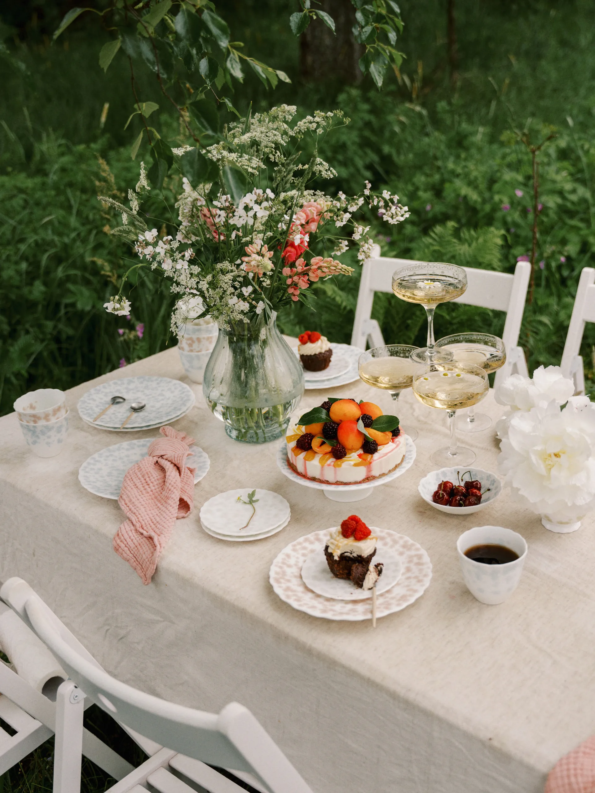 Slåpeblom Tasse 20 cl 2er-Pack, Blau Wik & Walsøe