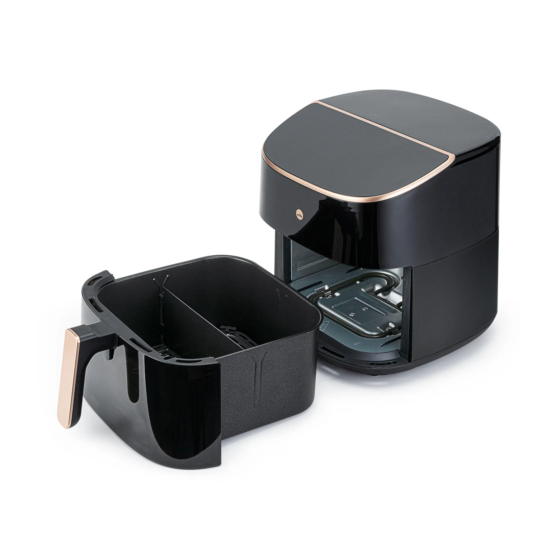 AFD-80 Split Airfryer XL 8 L, Schwarz Wilfa