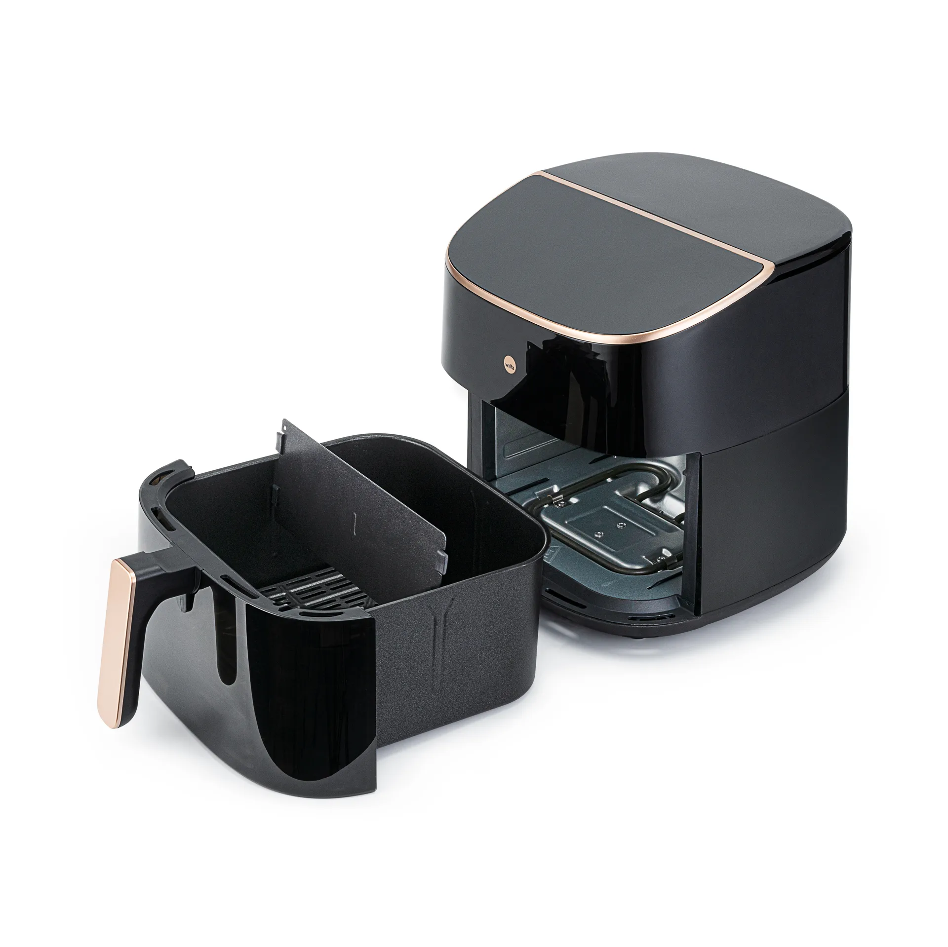 AFD-80 Split Airfryer XL 8 L, Schwarz Wilfa