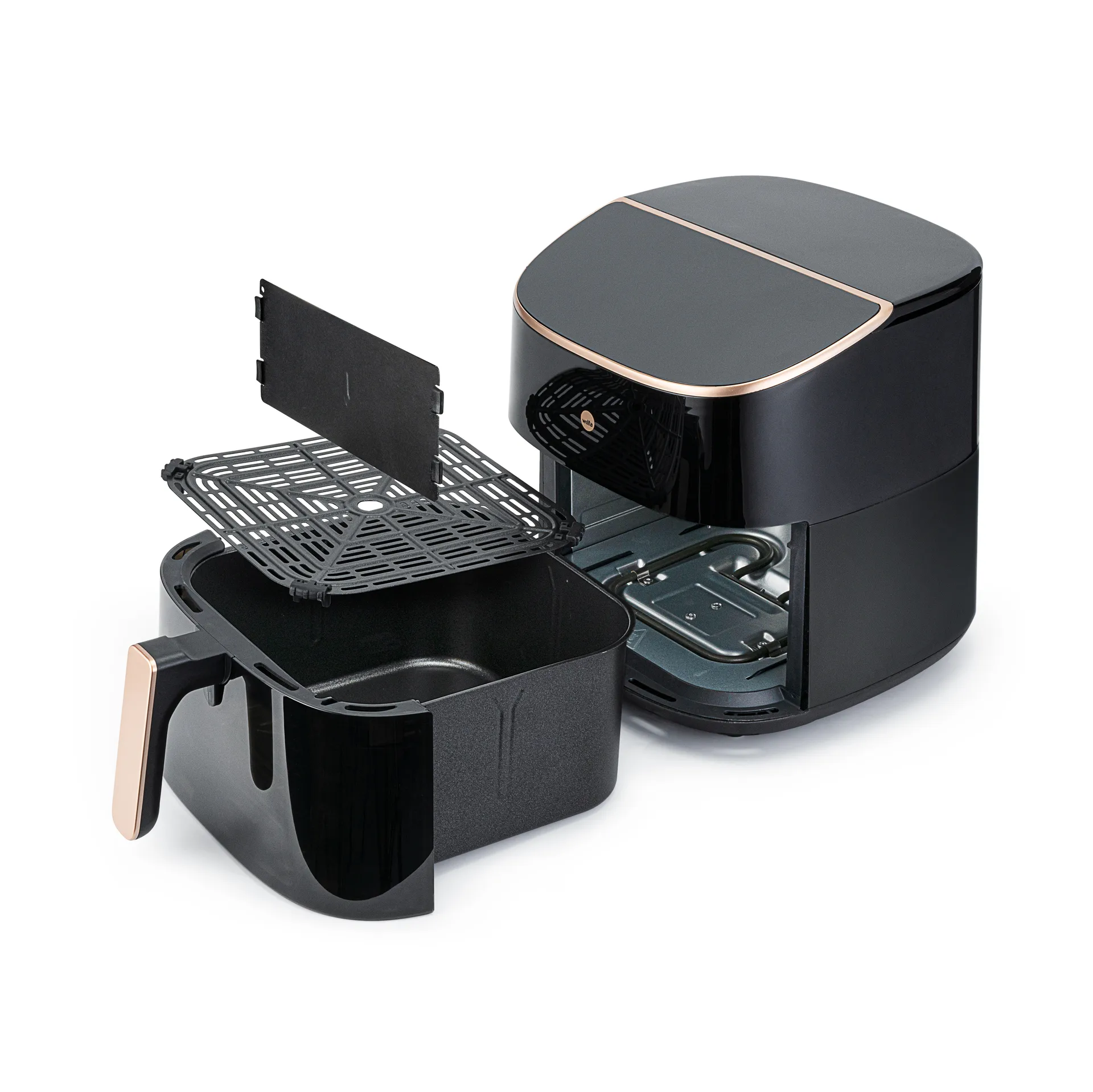 AFD-80 Split Airfryer XL 8 L, Schwarz Wilfa