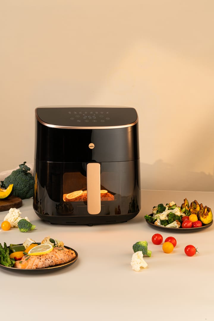 AFD-80 Split Airfryer XL 8 L, Schwarz Wilfa
