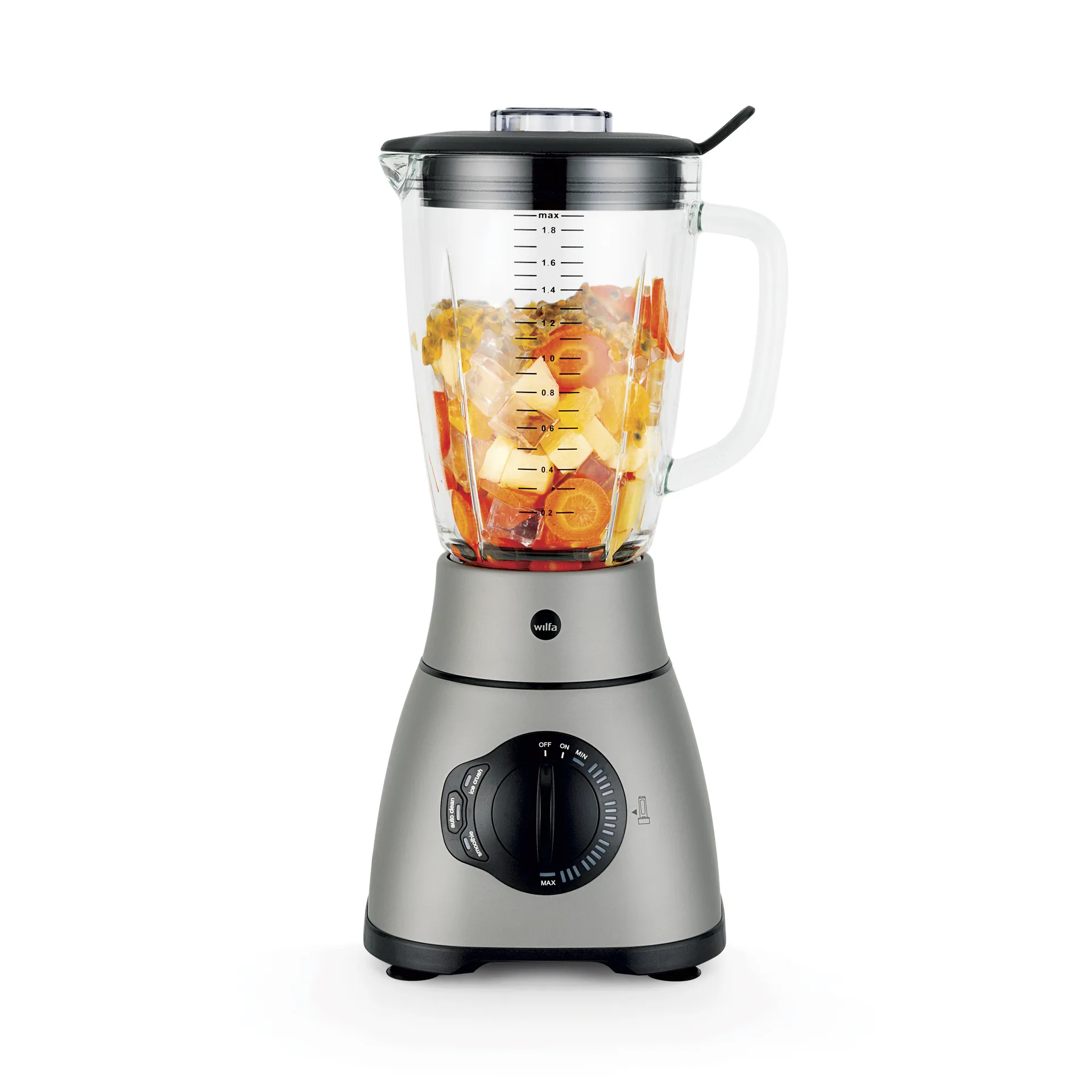 BBLSP-1800T xplode vital Blender 1,8 L, Grau Wilfa