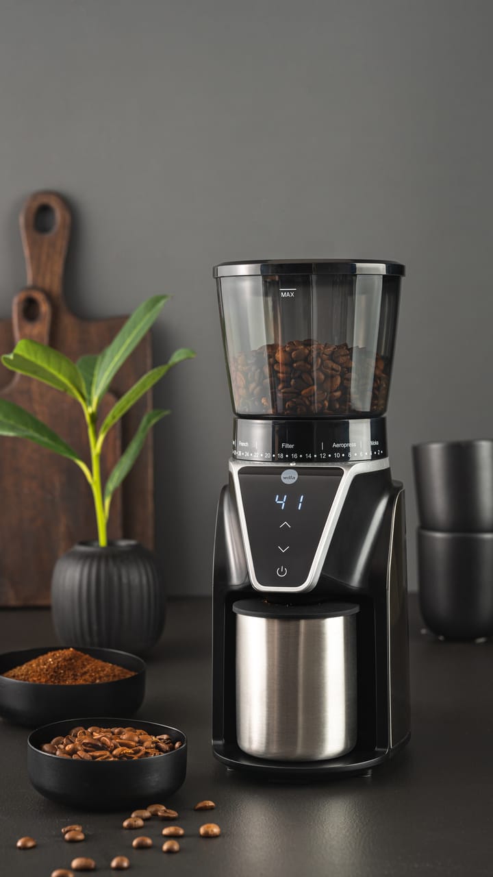 CG1S-275 Kaffeemühle mit digitalem Timer, Schwarz Wilfa
