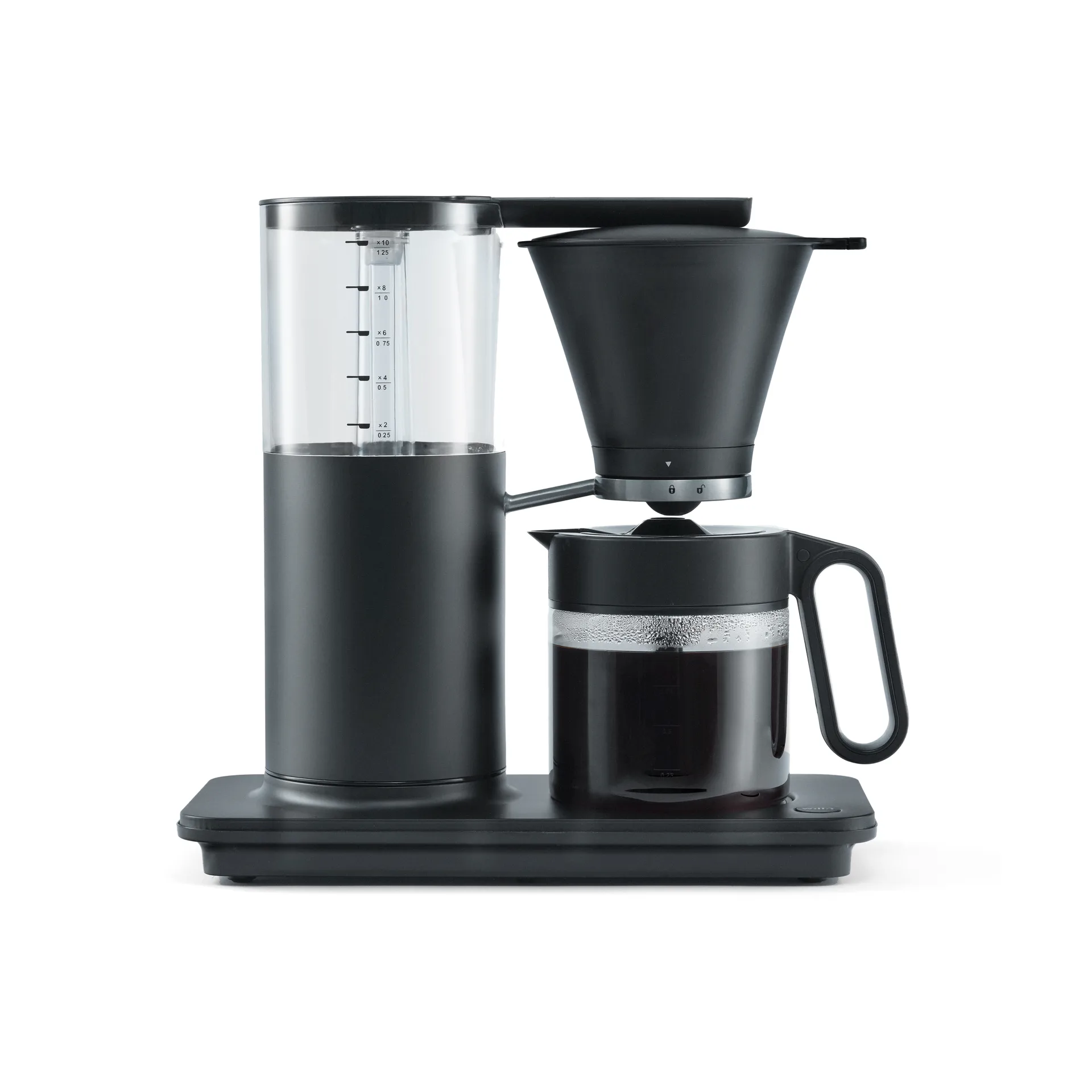 Classic Tall Kaffeemaschine 12 Tassen, Mattschwarz Wilfa