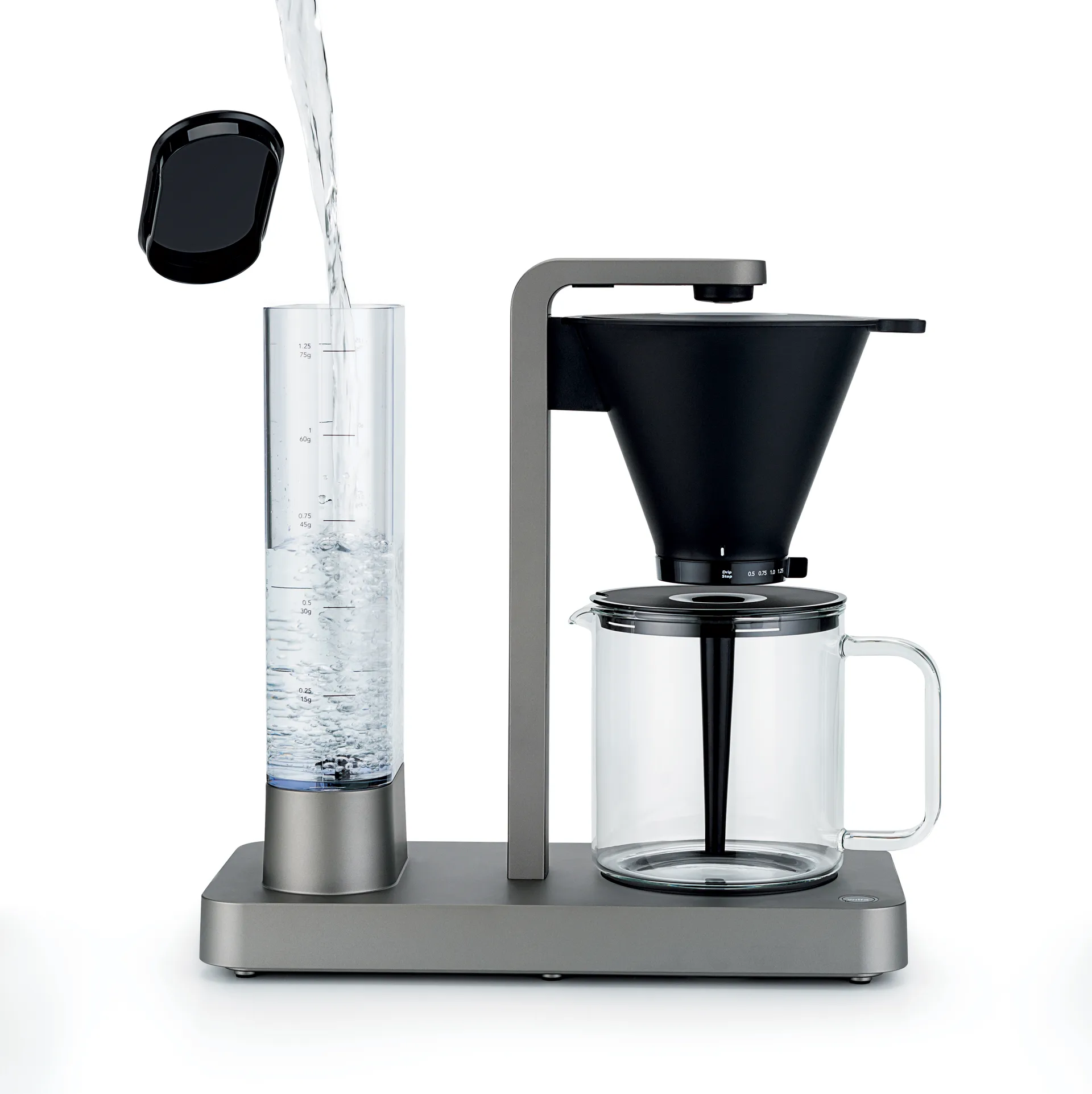 CM7T-125 Performance Kaffeemaschine 1,25 L, Silber Wilfa