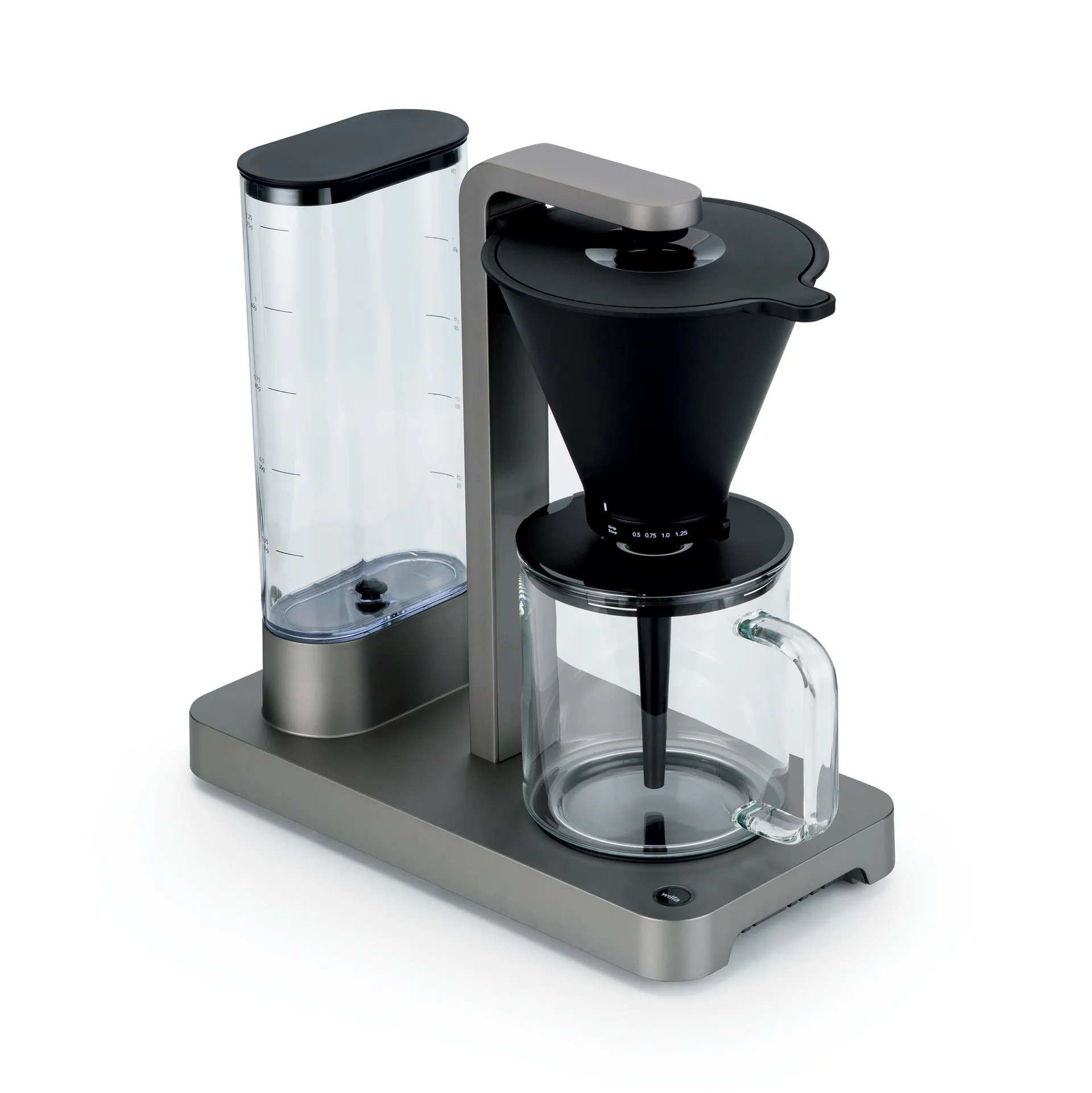 CM7T-125 Performance Kaffeemaschine 1,25 L, Silber Wilfa