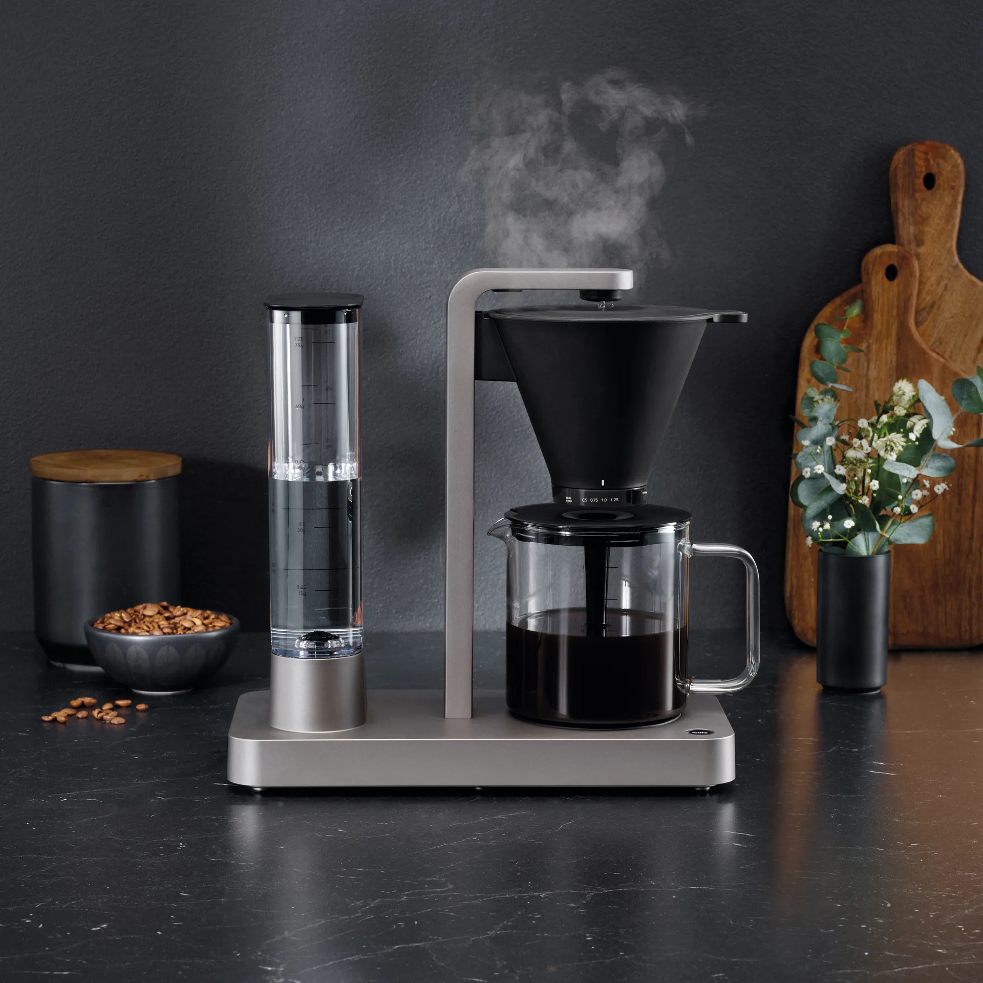 CM7T-125 Performance Kaffeemaschine 1,25 L, Silber Wilfa