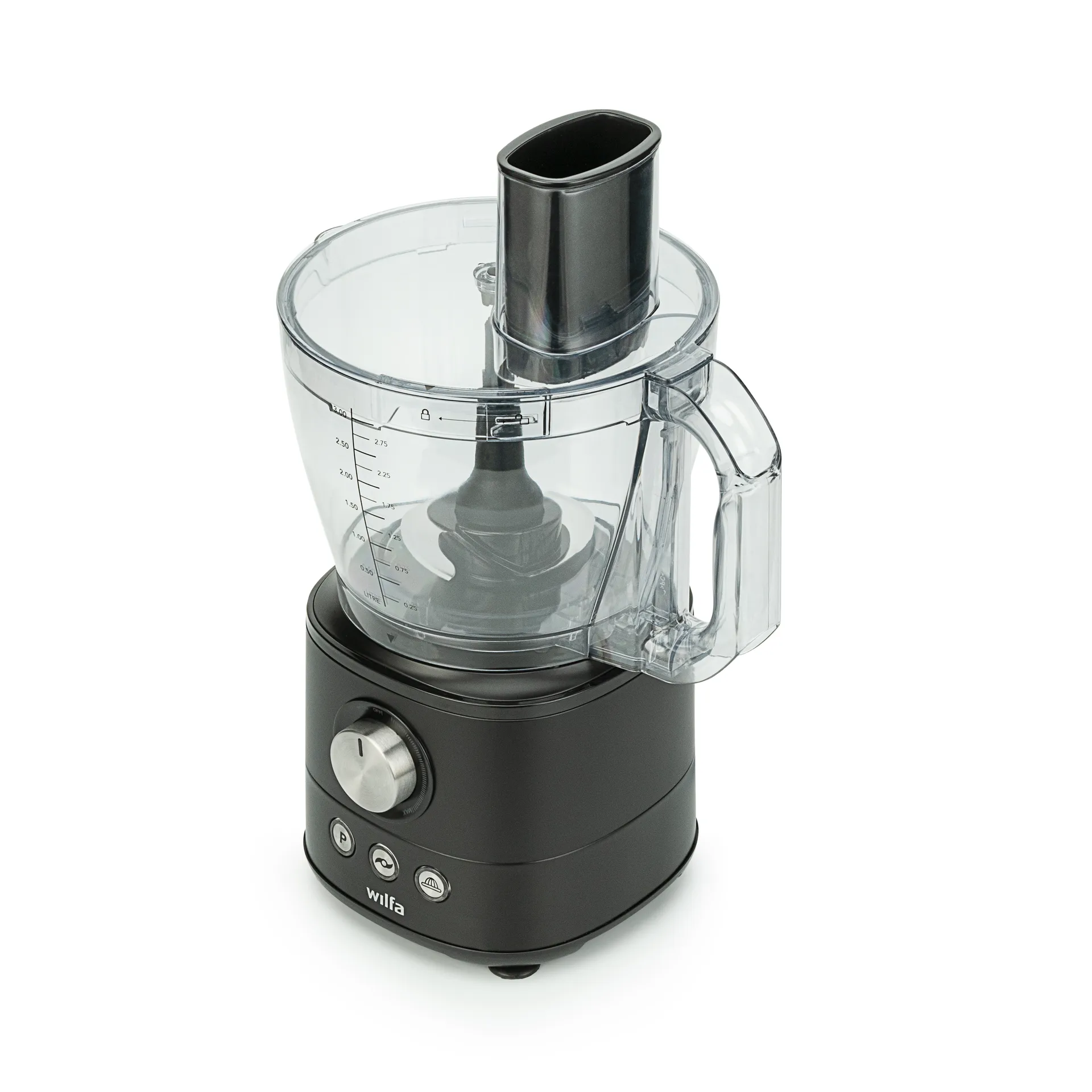 FP1B-1000 Essentials Küchenmaschine, Schwarz Wilfa