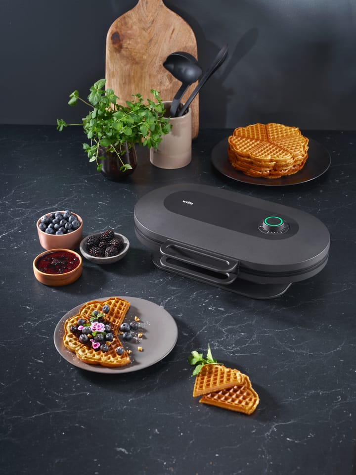 Joy WM5DB-200 Waffeleisen doppelt, Schwarz Wilfa