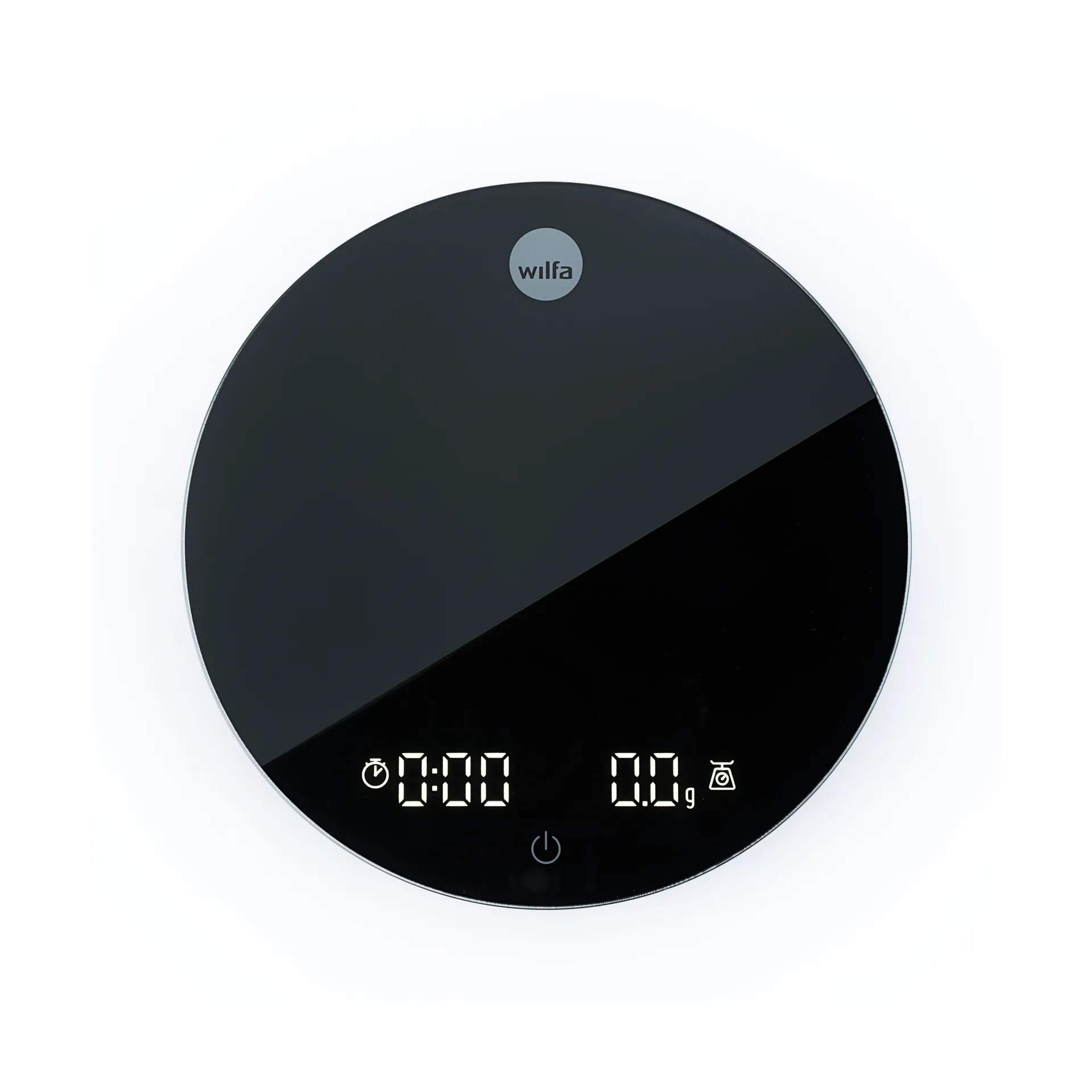 KS1B-T2 Uni Black Küchenwaage, Schwarz Wilfa
