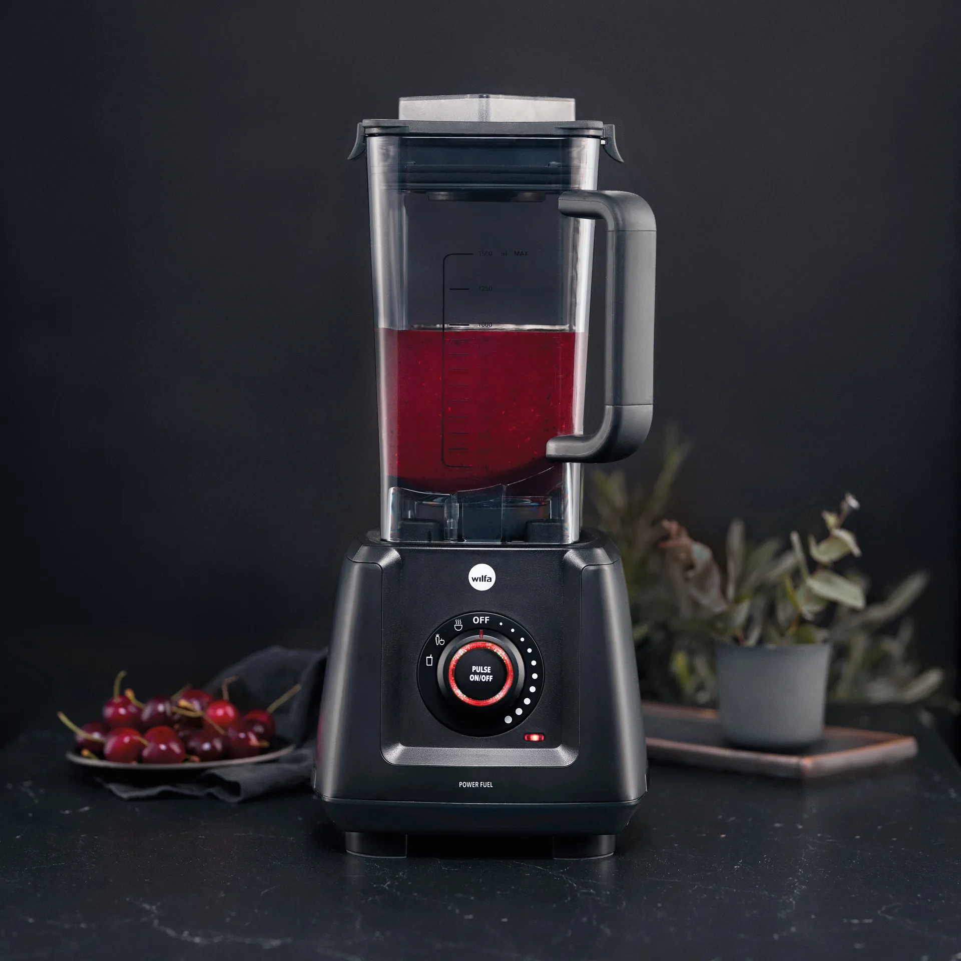 PB2B-P1200 Powerfuel Blender 1,5 L, Schwarz Wilfa