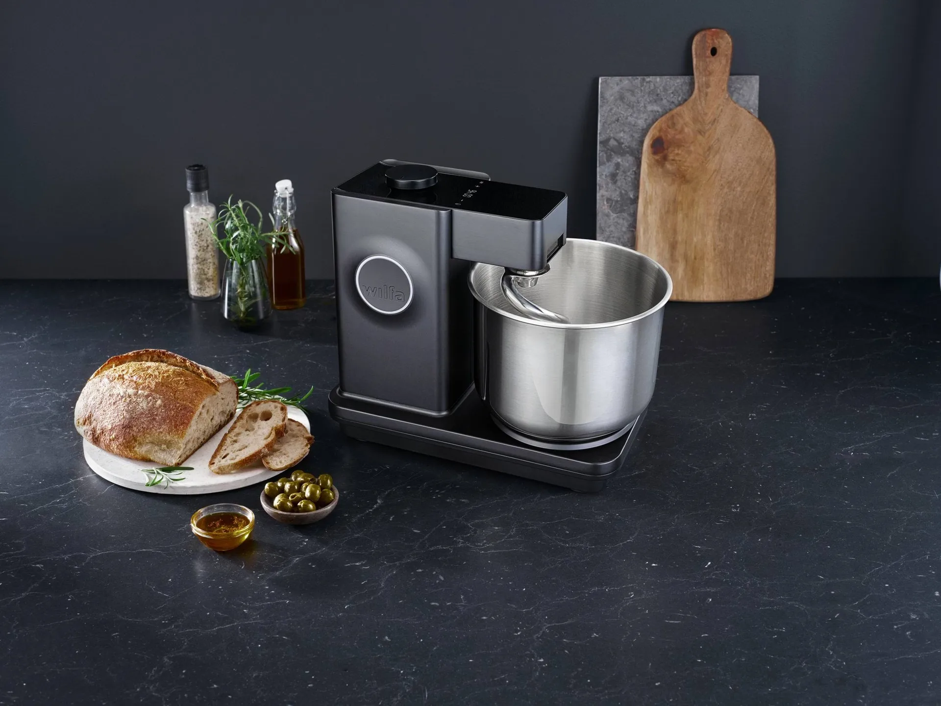 Probaker timer Küchenmaschine, Grau, 5-teilig Wilfa