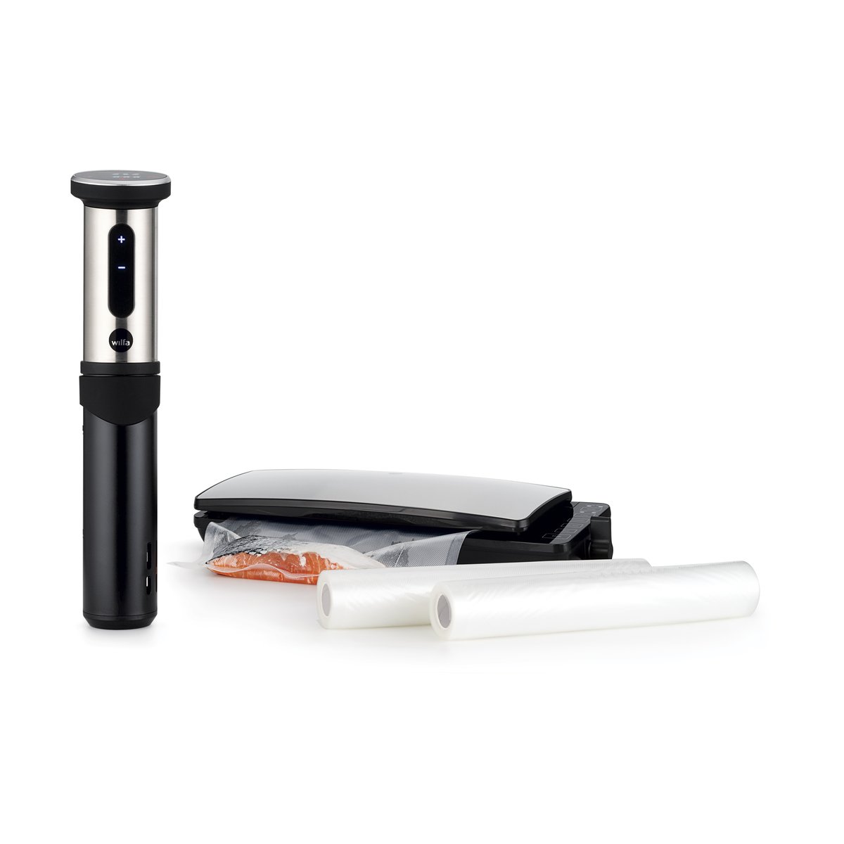 Wilfa SVB1-1200S Sous Vide Set Silber