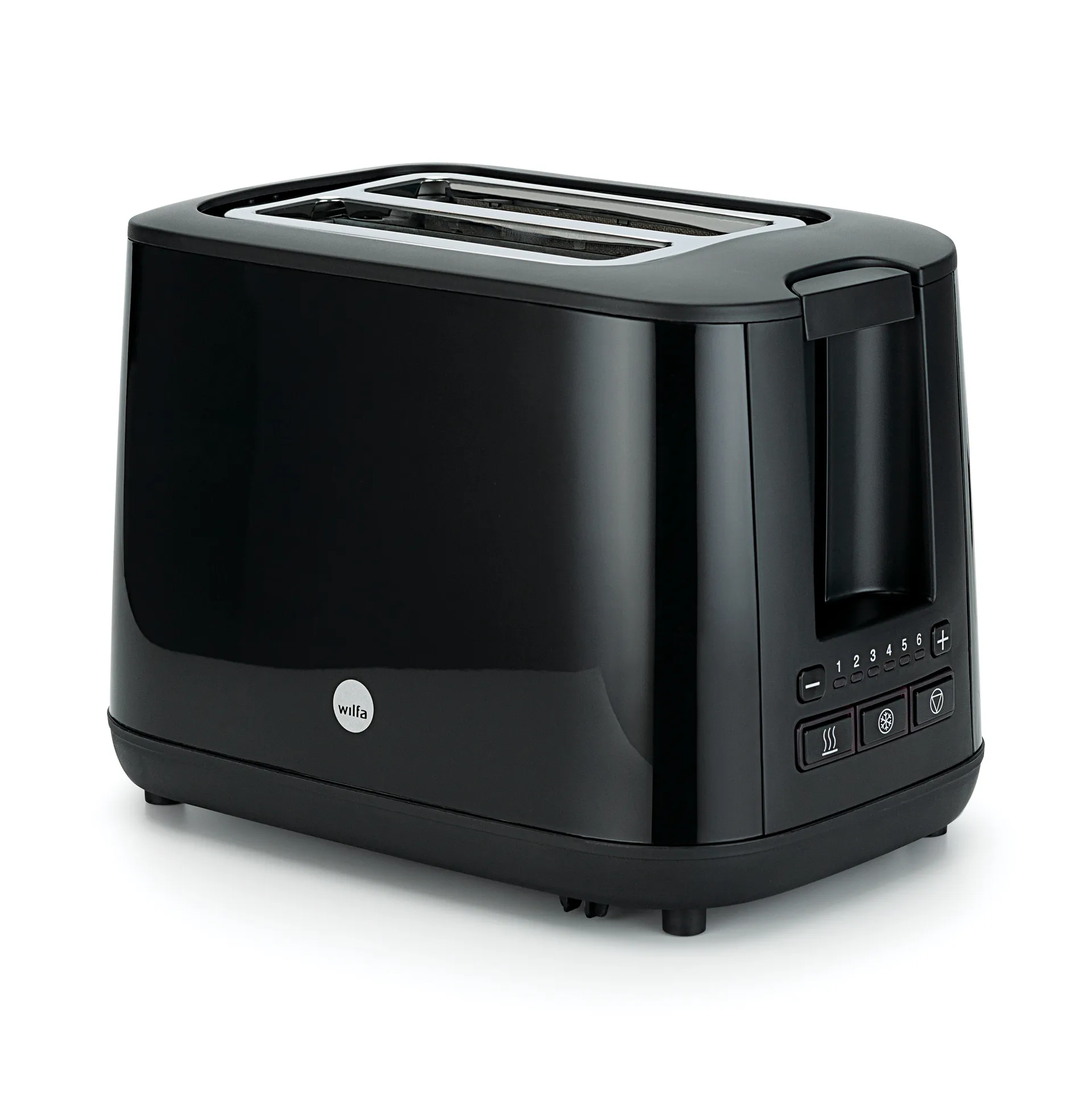 TO3GB-1000 Toaster 2 Scheiben, Schwarz Wilfa