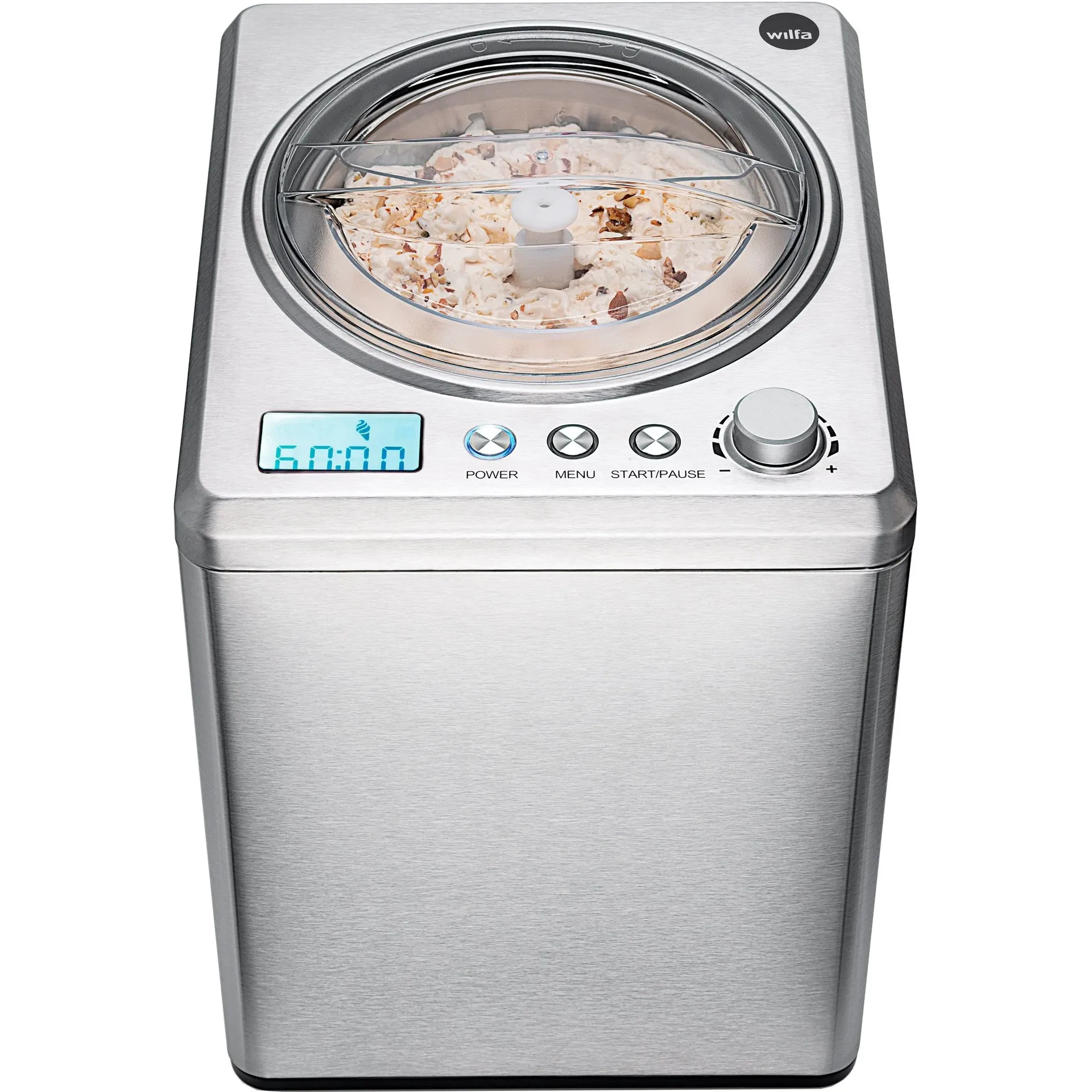 Vanilla ICM1S-250 Eismaschine 2,5 L, Silber Wilfa