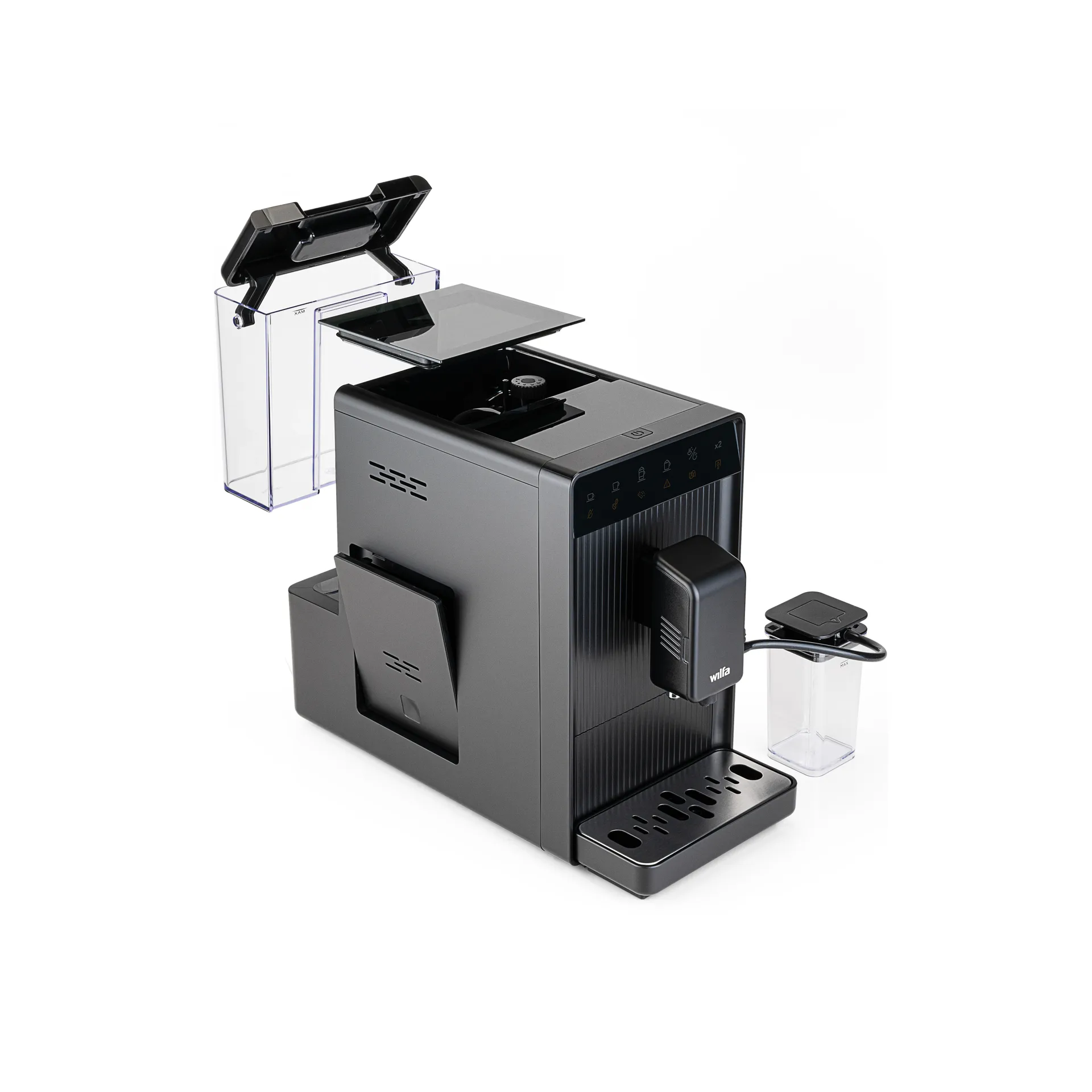 Volo EMA1B-TCM19 automatische Espressomaschine, Schwarz Wilfa