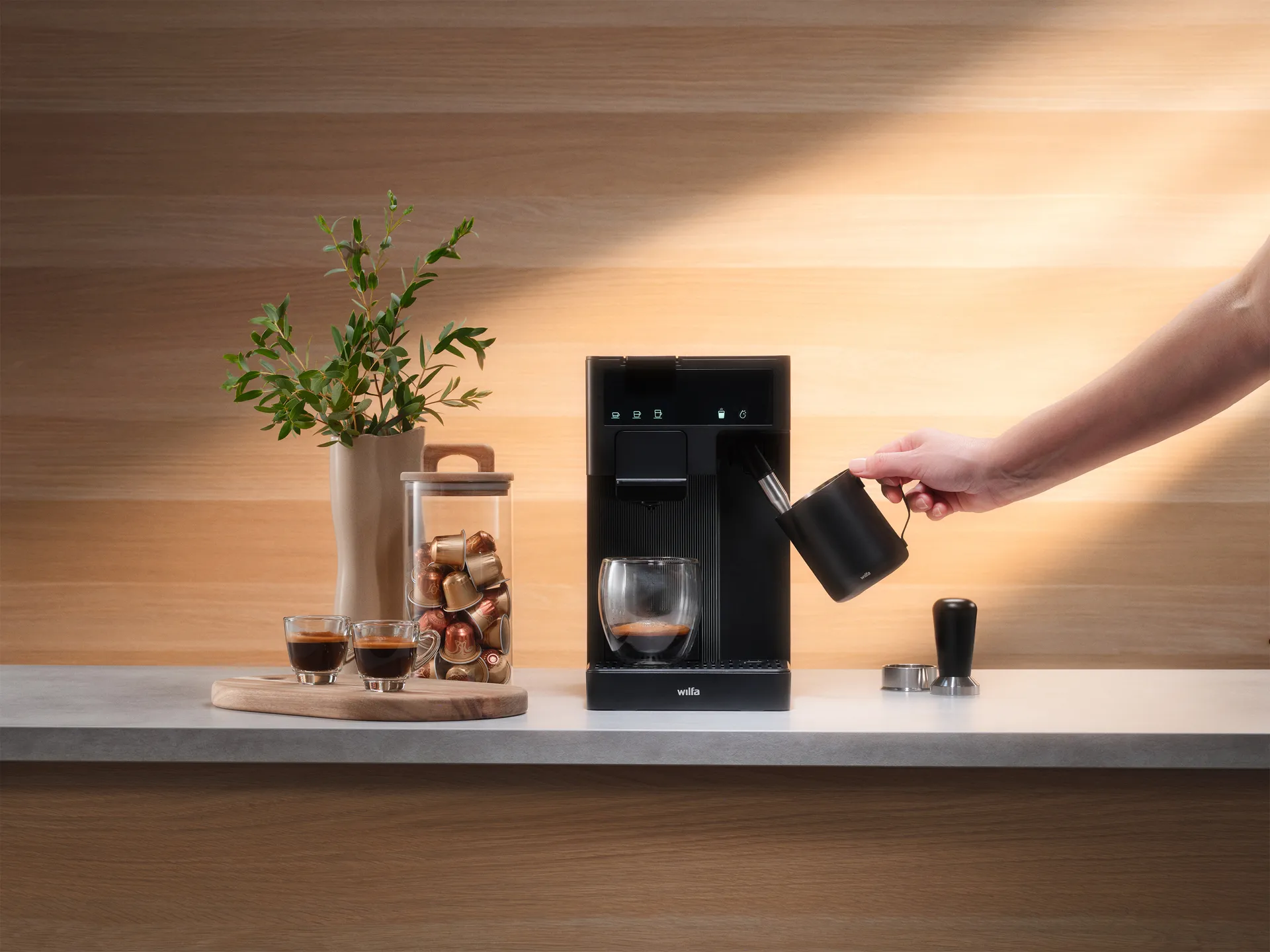 Volo MMA1T-TCM20 Multi Kaffeemaschine, Schwarz Wilfa