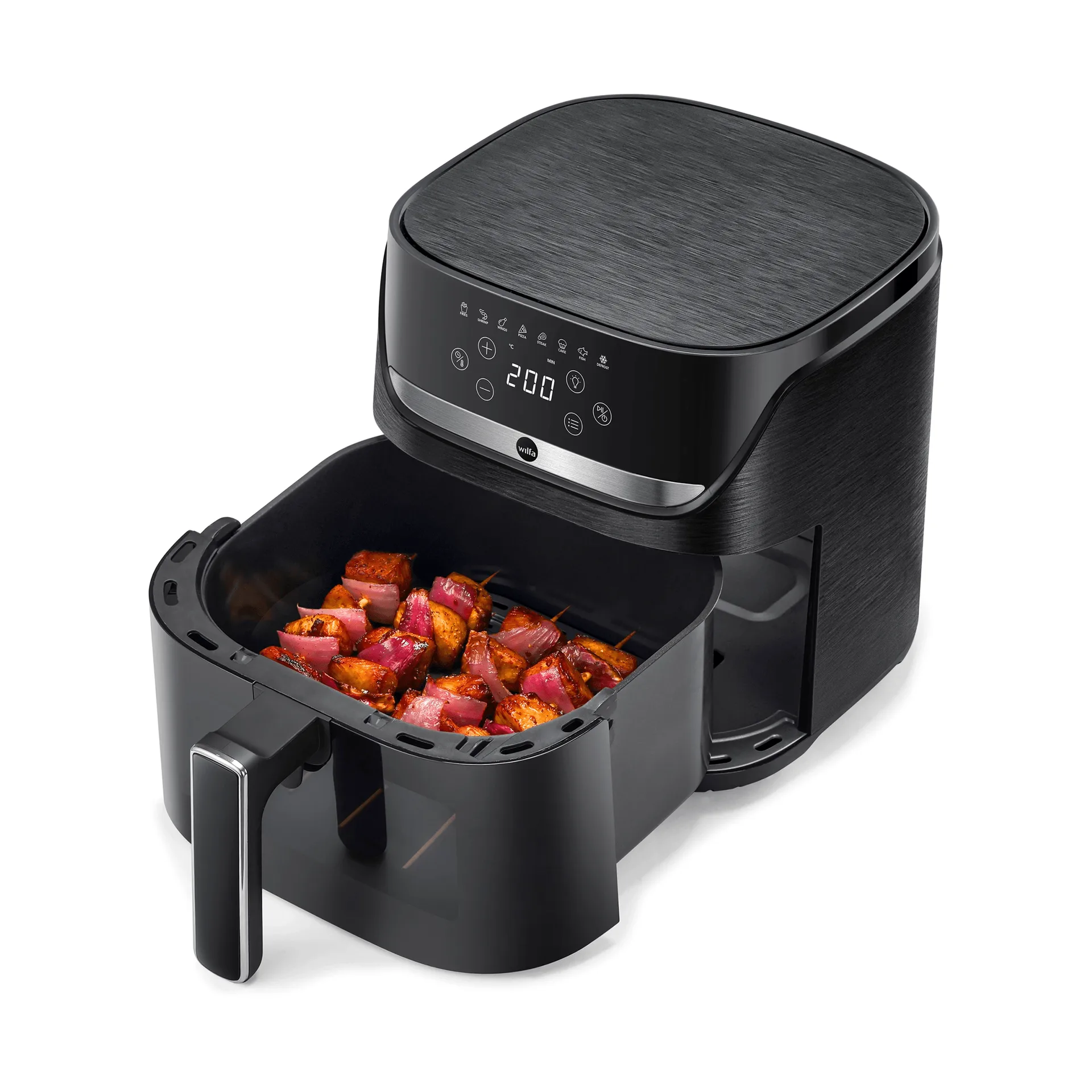 Wilfa AF5B-60P Crispier Heißluftfritteuse, Schwarz, 6 l Wilfa