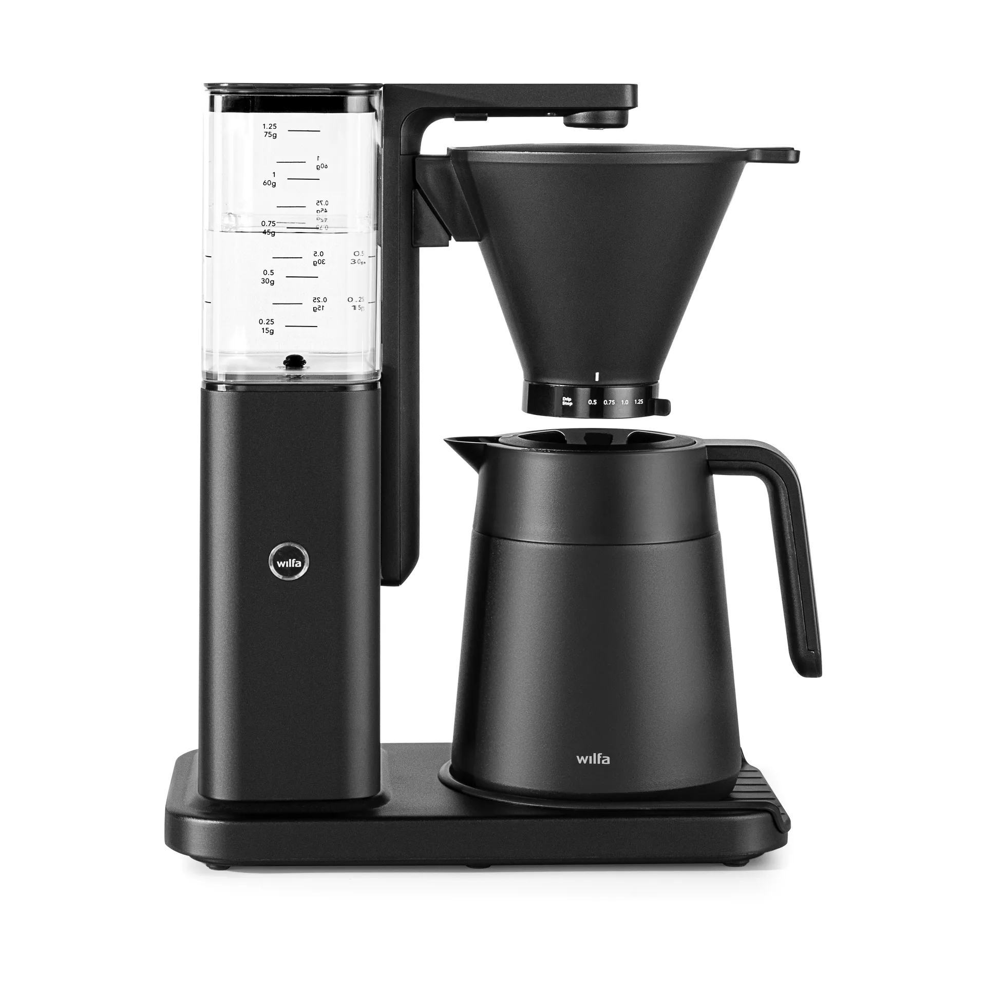 Wilfa CM10AB-T125 Zense Alux Thermokaffeemaschine, Schwarz Wilfa