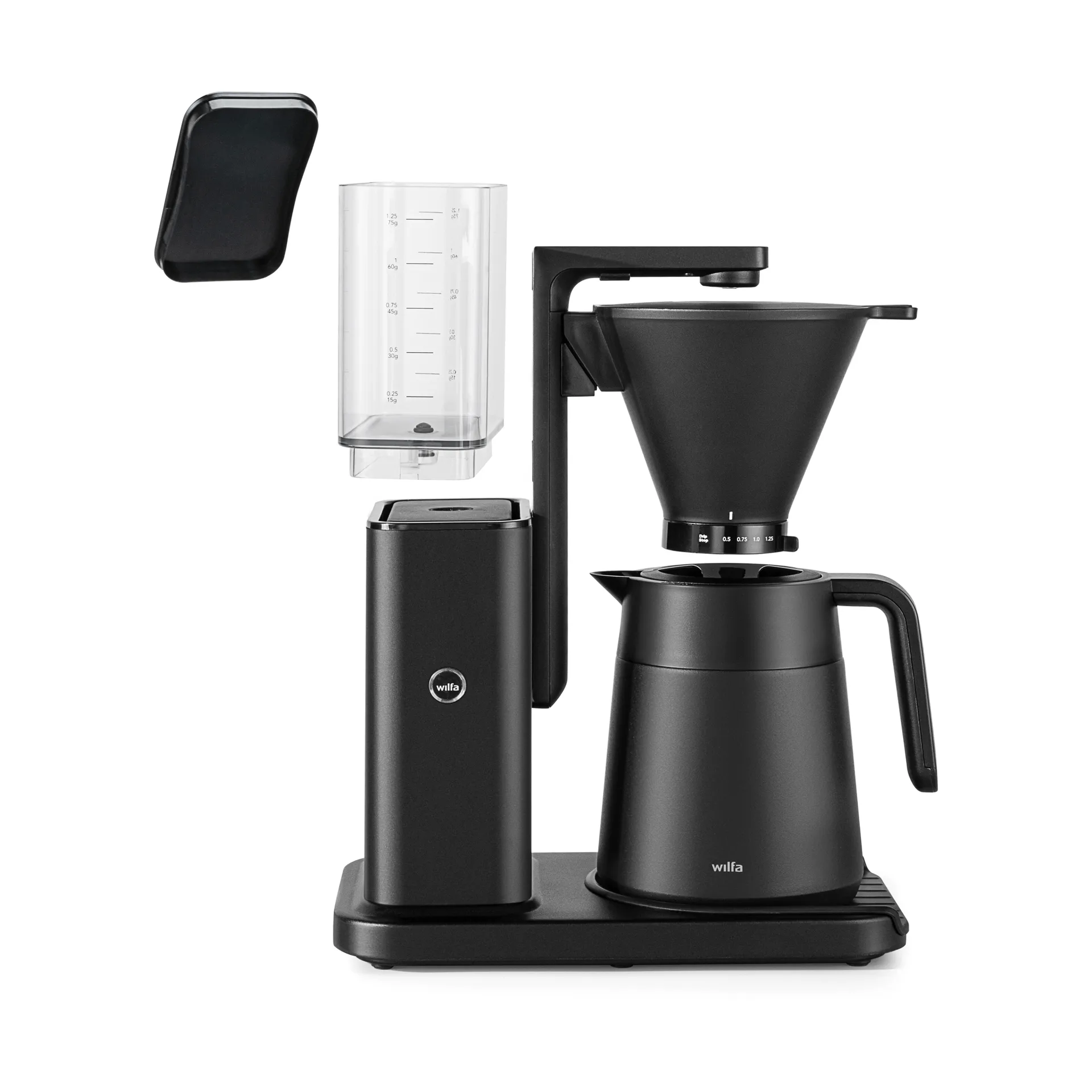 Wilfa CM10AB-T125 Zense Alux Thermokaffeemaschine, Schwarz Wilfa