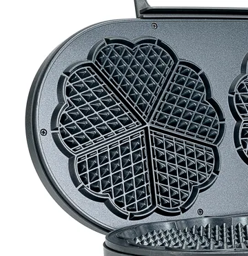 Wilfa Joy Doppel-Waffeleisen - Schwarz, 1500 W - Wilfa