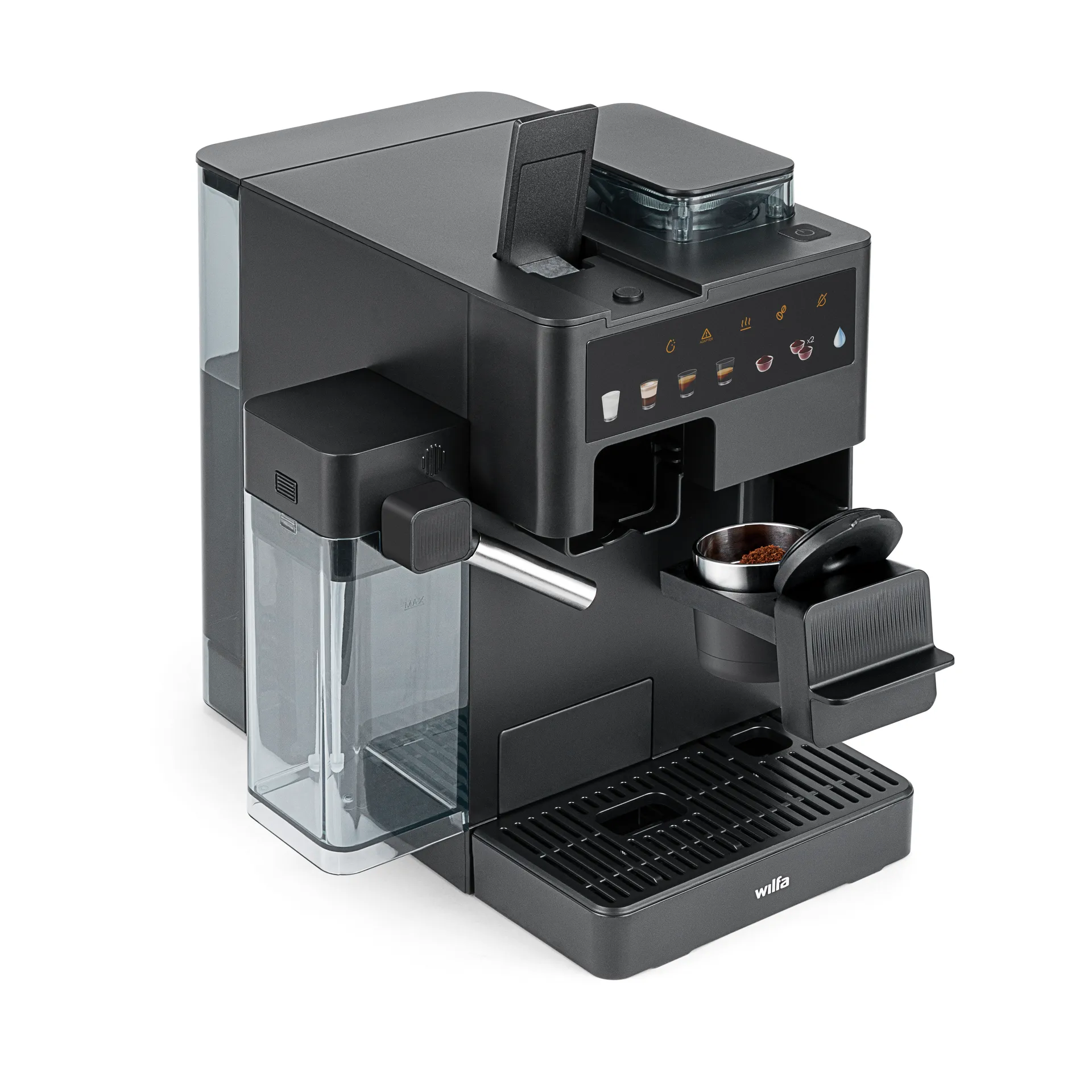 Wilfa Volo Multi-Grind Kapselmaschine, Schwarz, 1,7 l Wilfa