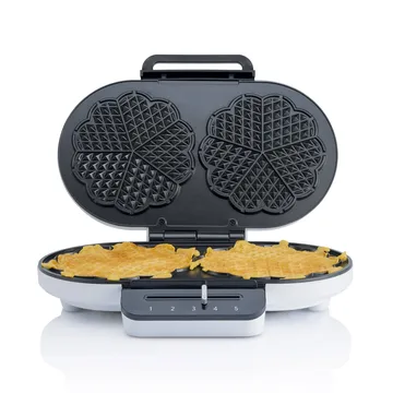 Wilfa WDWA-516WP Tradition Double Waffeleisen - Weiß - Wilfa