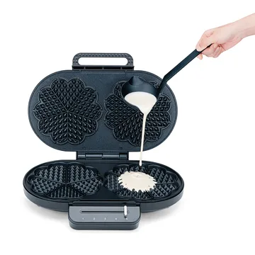 Wilfa WM4DB-160P Doppel-Waffeleisen - Schwarz - Wilfa