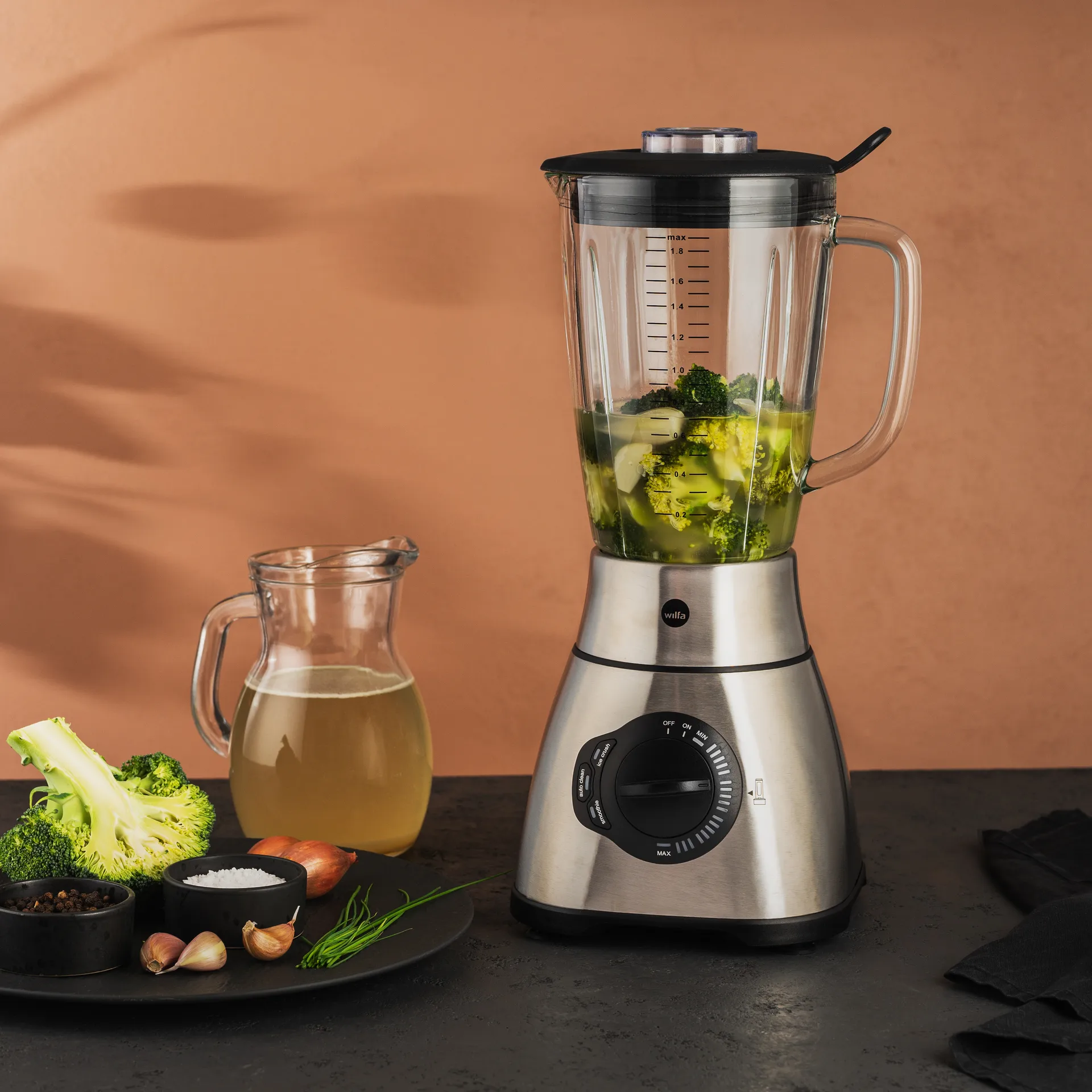 Wilfa Xplode vital Blender, Edelstahl, 1,8 l Wilfa