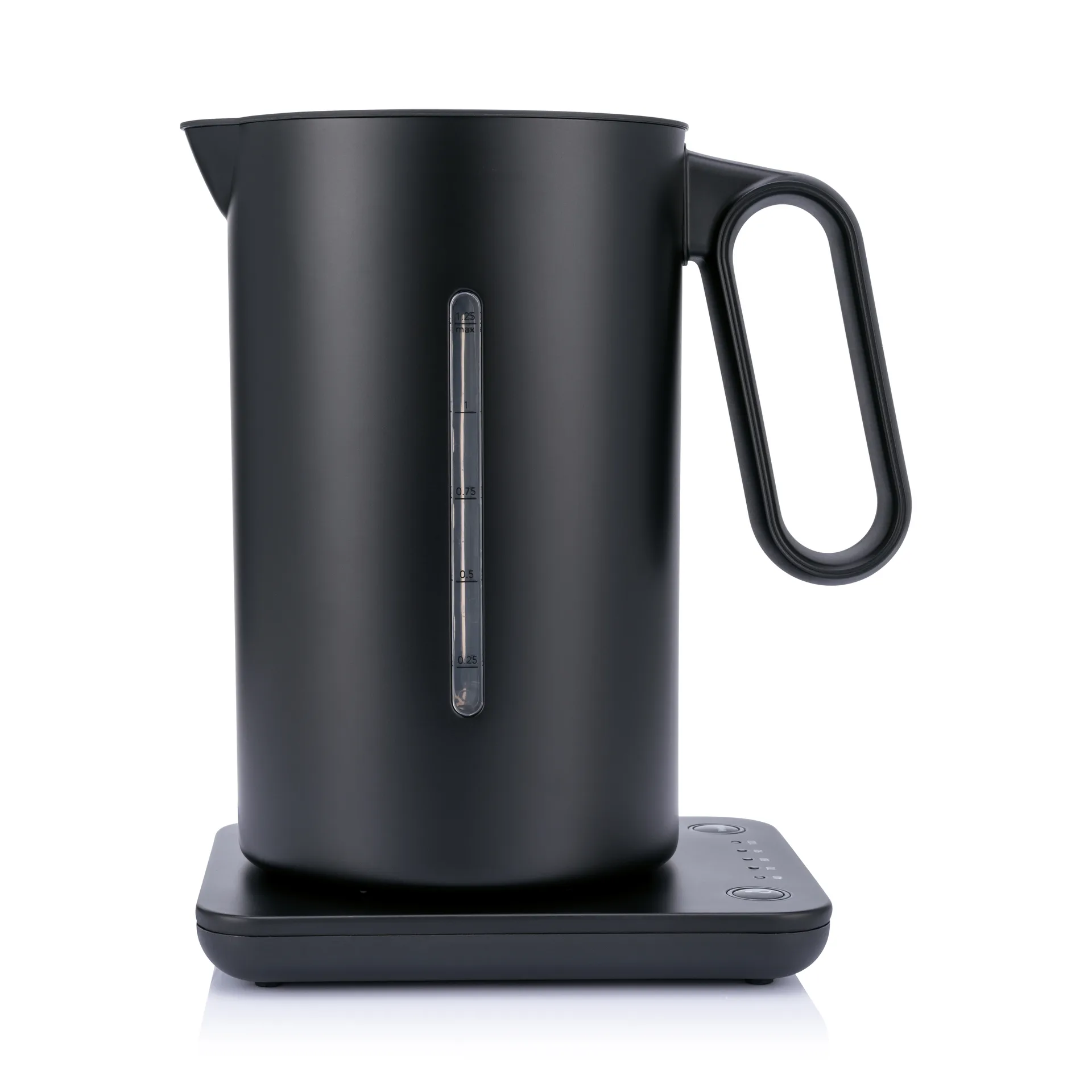 WSDK-2000B Wasserkocher Temperaturwahl 1,25 L, Schwarz Wilfa