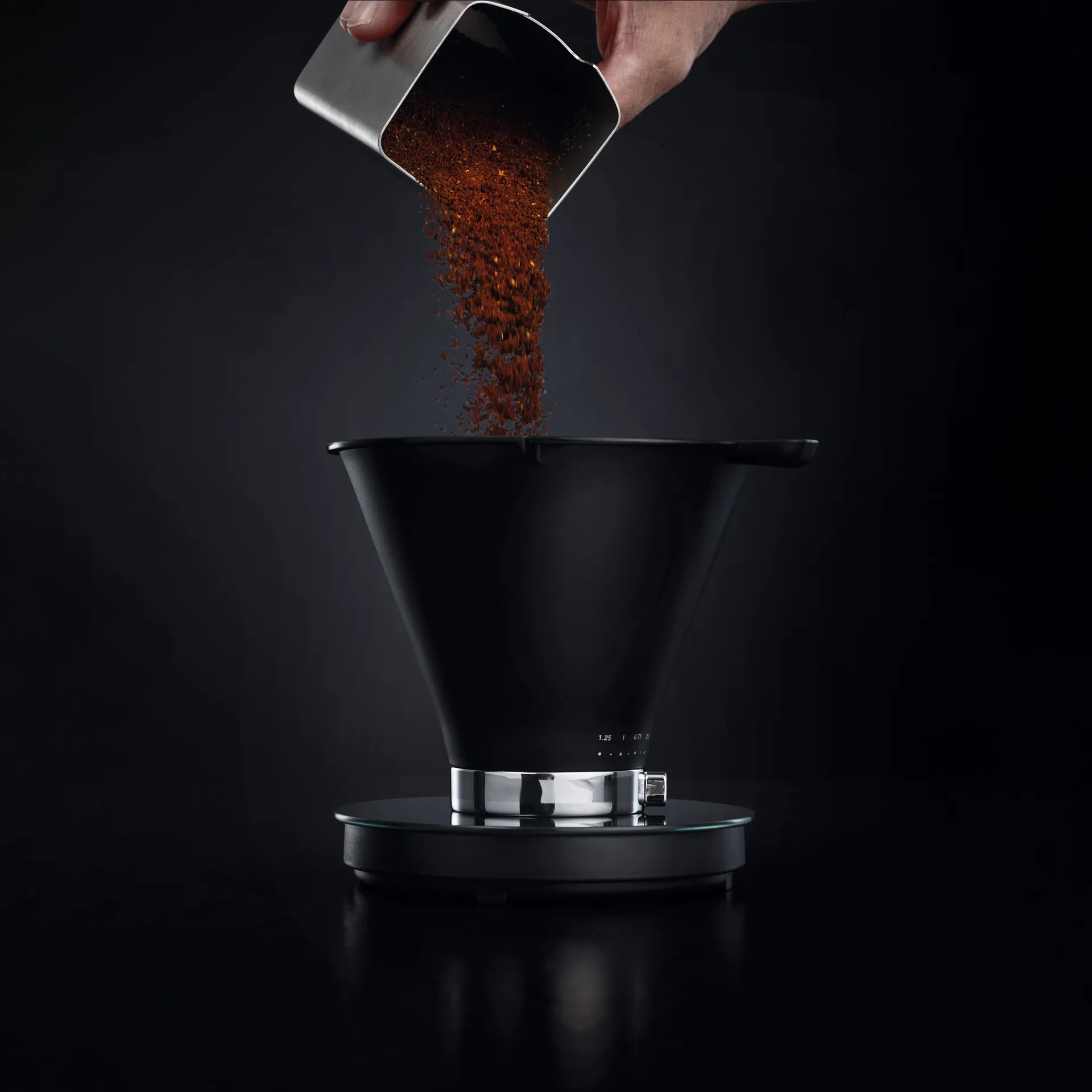 WSFB-100S Kaffeemühle, Silber Wilfa